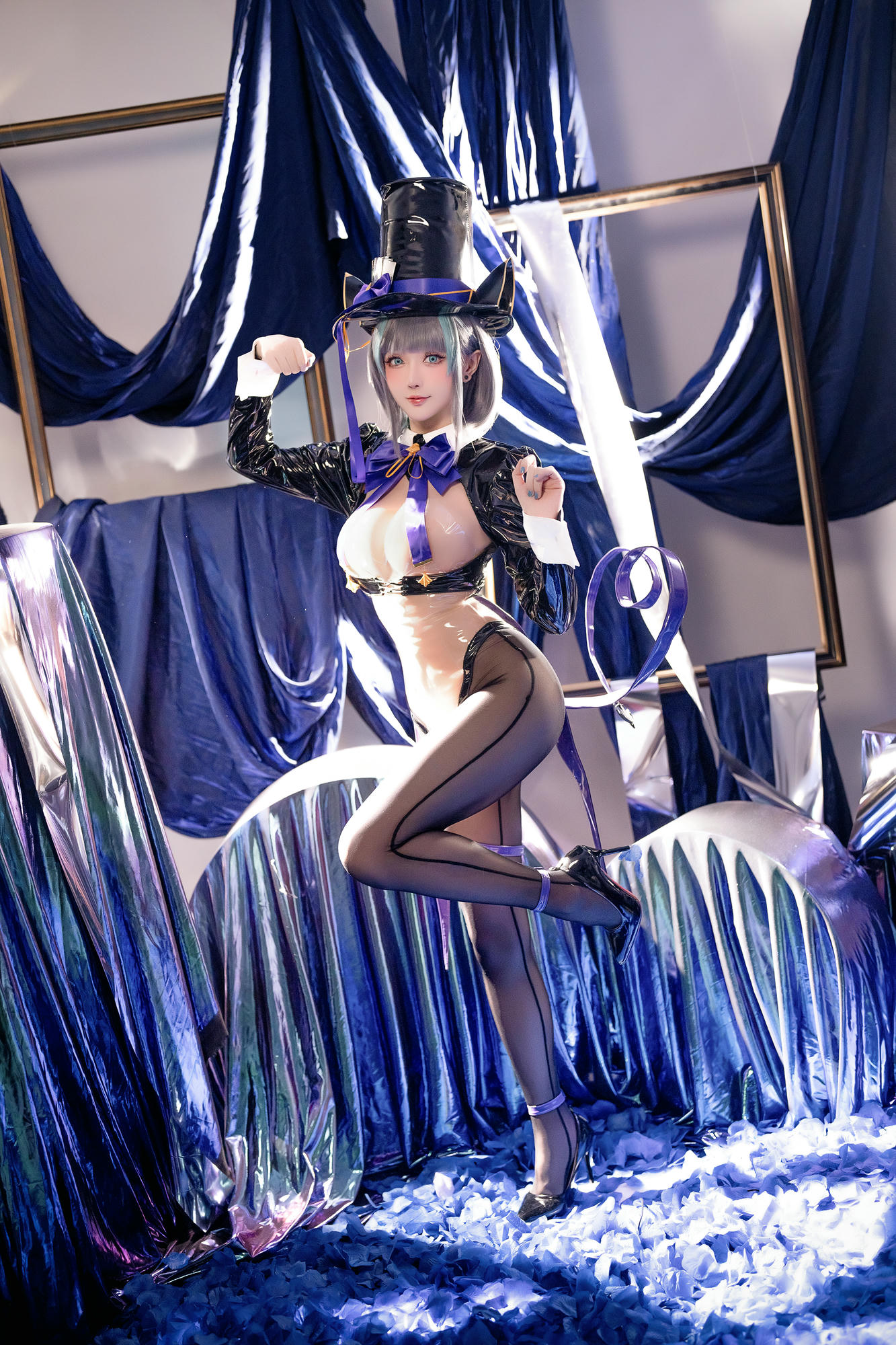 星之迟迟 NO.255 2024-8-A 碧蓝航线—柴郡 [32P 280MB]_第1集