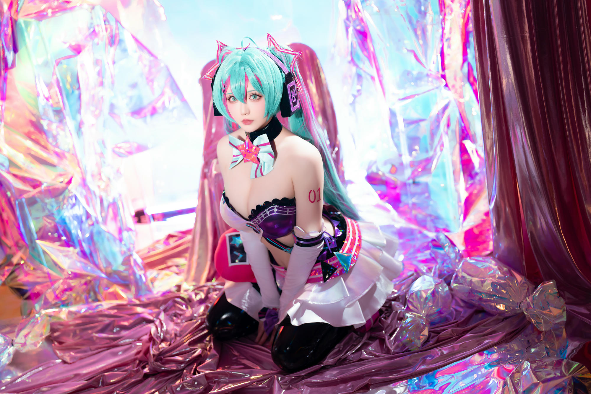 星之迟迟 NO.261 2024-7-B Miku初音未来 喵斯快跑 [73P1V 2.23GB]_第2集
