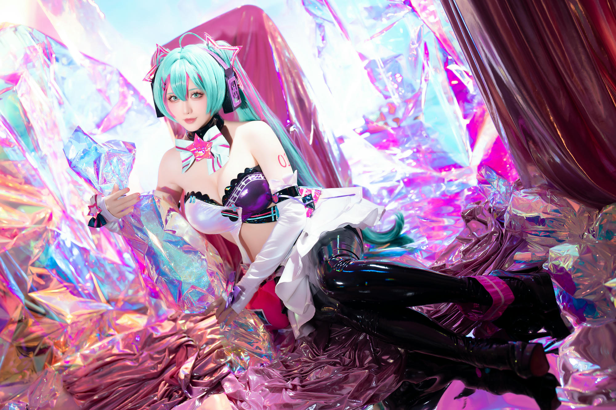 星之迟迟 NO.261 2024-7-B Miku初音未来 喵斯快跑 [73P1V 2.23GB]_第3集