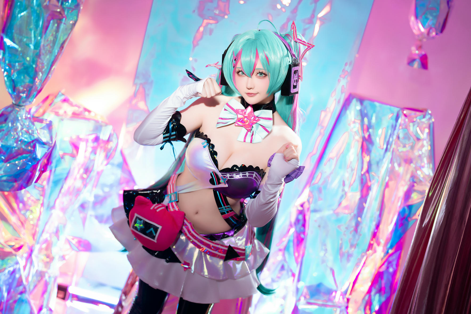 星之迟迟 NO.261 2024-7-B Miku初音未来 喵斯快跑 [73P1V 2.23GB]_第1集