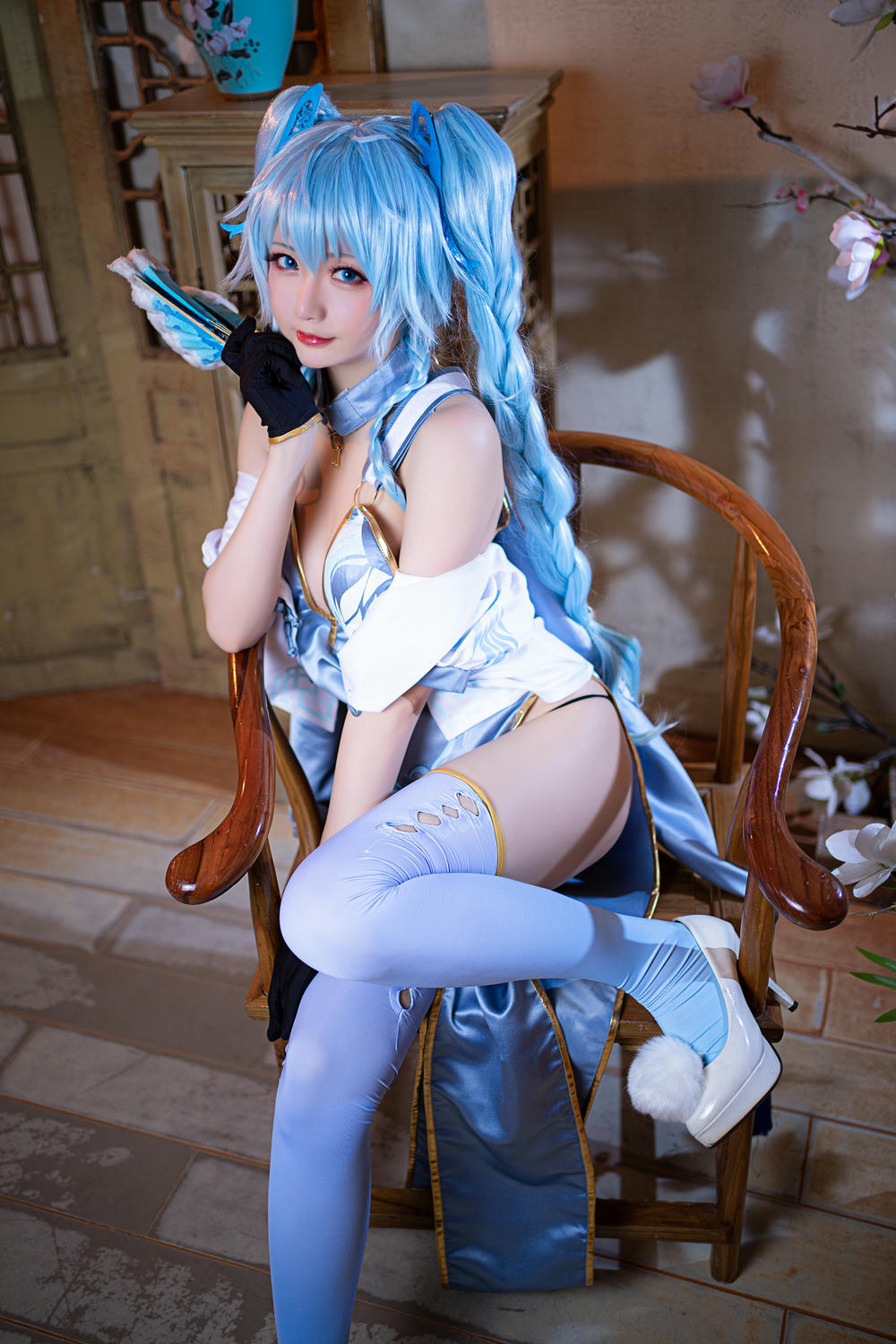 星之迟迟 - NO.48 秘密花园-PA15 翠雀媚 [14P-55MB]_第1集