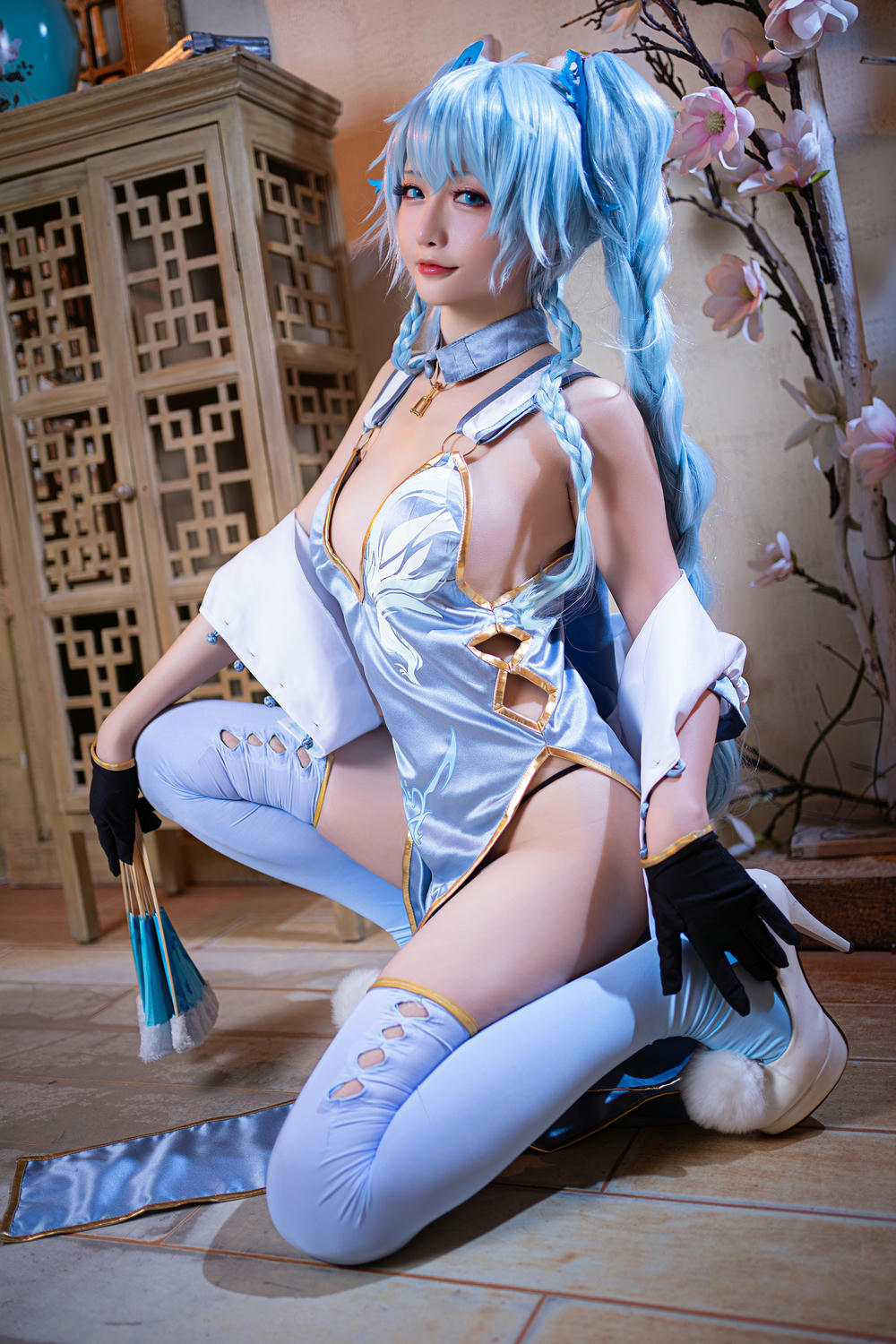 星之迟迟 - NO.48 秘密花园-PA15 翠雀媚 [14P-55MB]_第1集