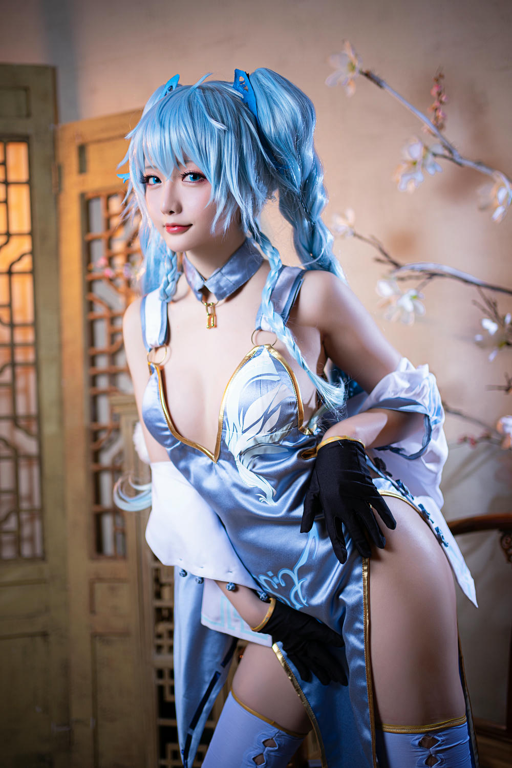 星之迟迟 - NO.48 秘密花园-PA15 翠雀媚 [14P-55MB]_第1集