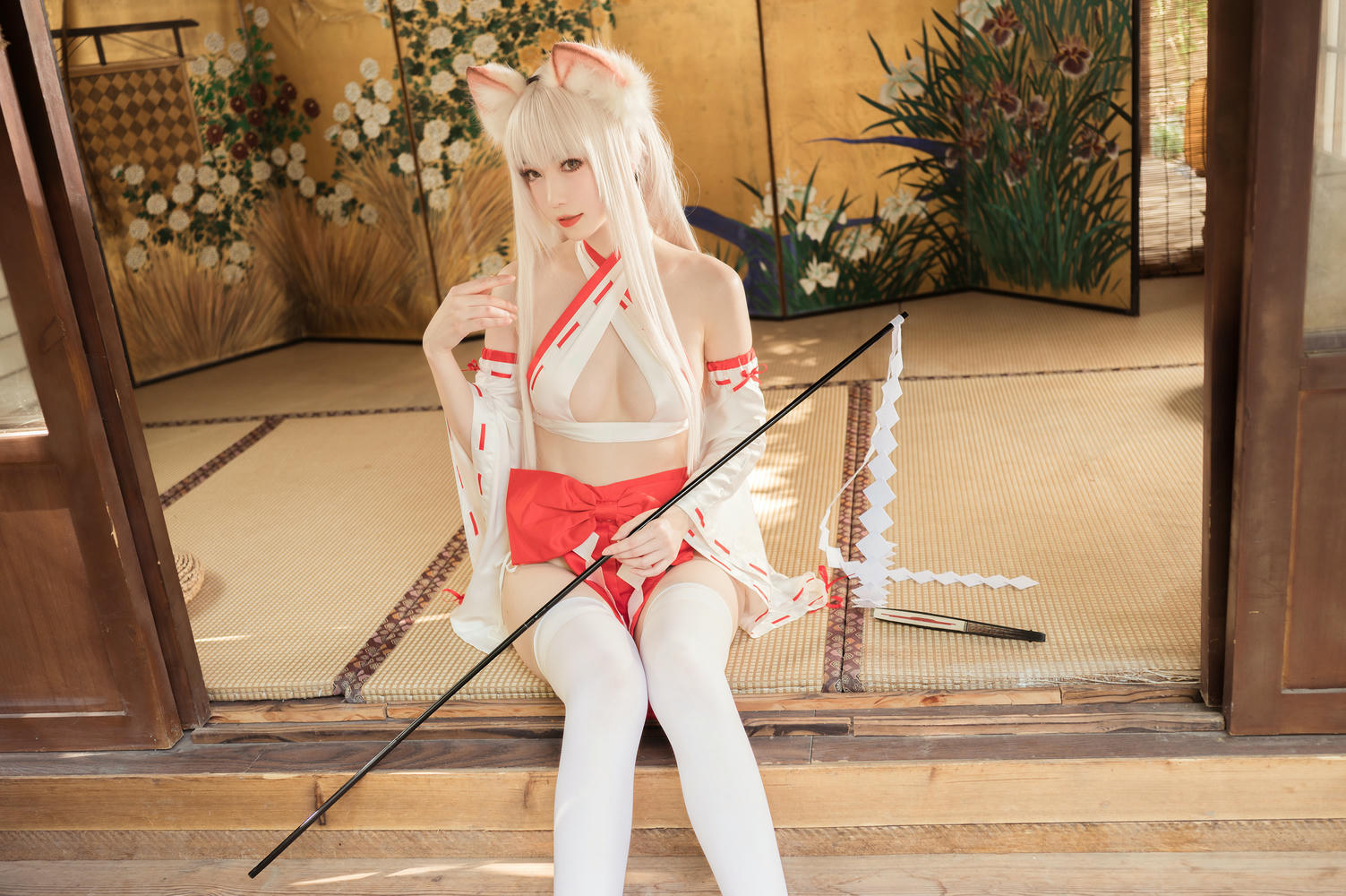 妖少you1(妖少youichi) NO.026 稻荷巫女 [15P 52MB]_第1集