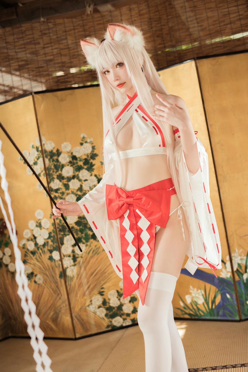 妖少you1(妖少youichi) NO.026 稻荷巫女 [15P 52MB]_第1集