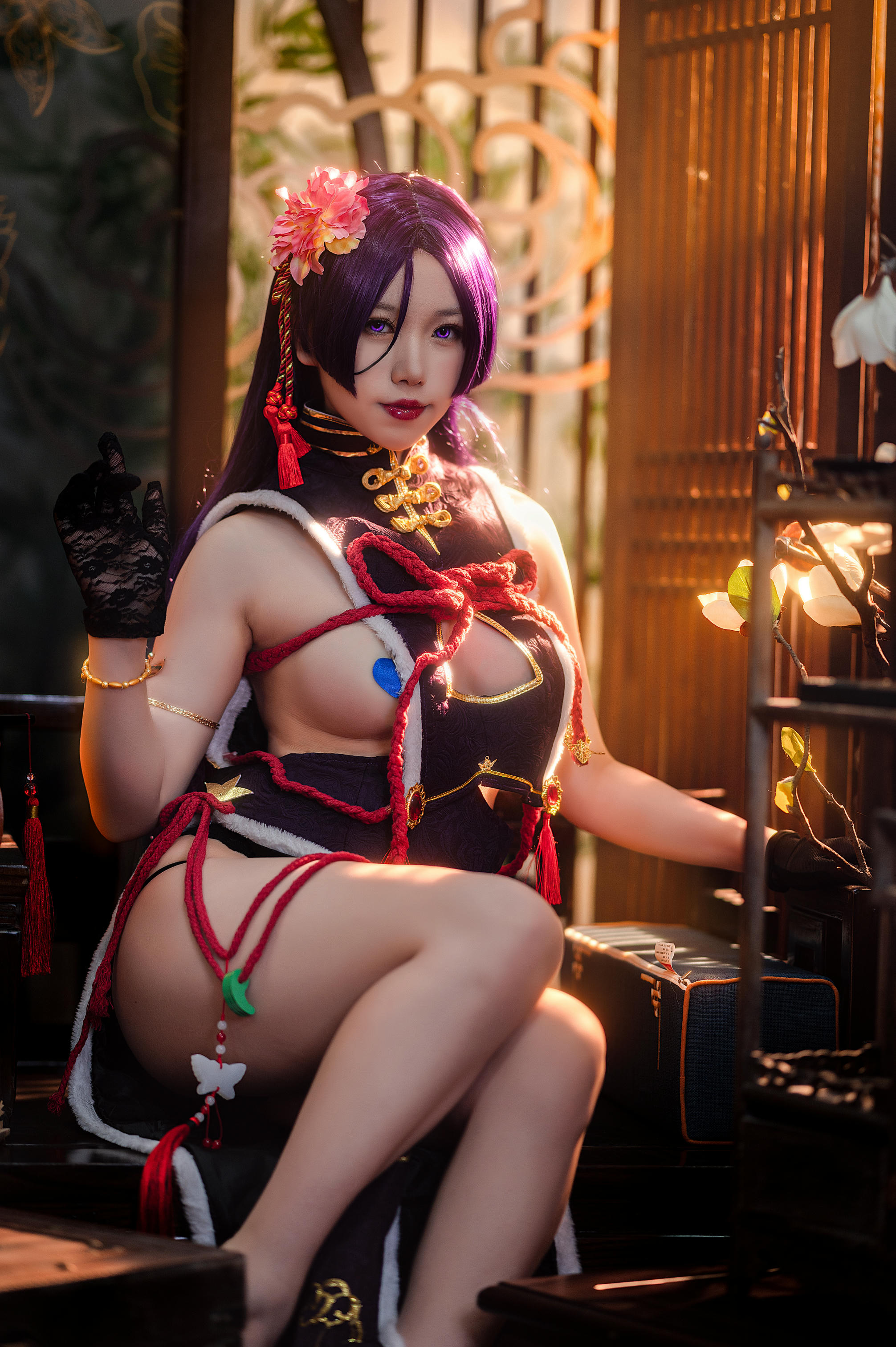 一北亦北 NO.017 奶光新春旗袍 [42P1V-540MB]-一北 奶光旗袍_第1集