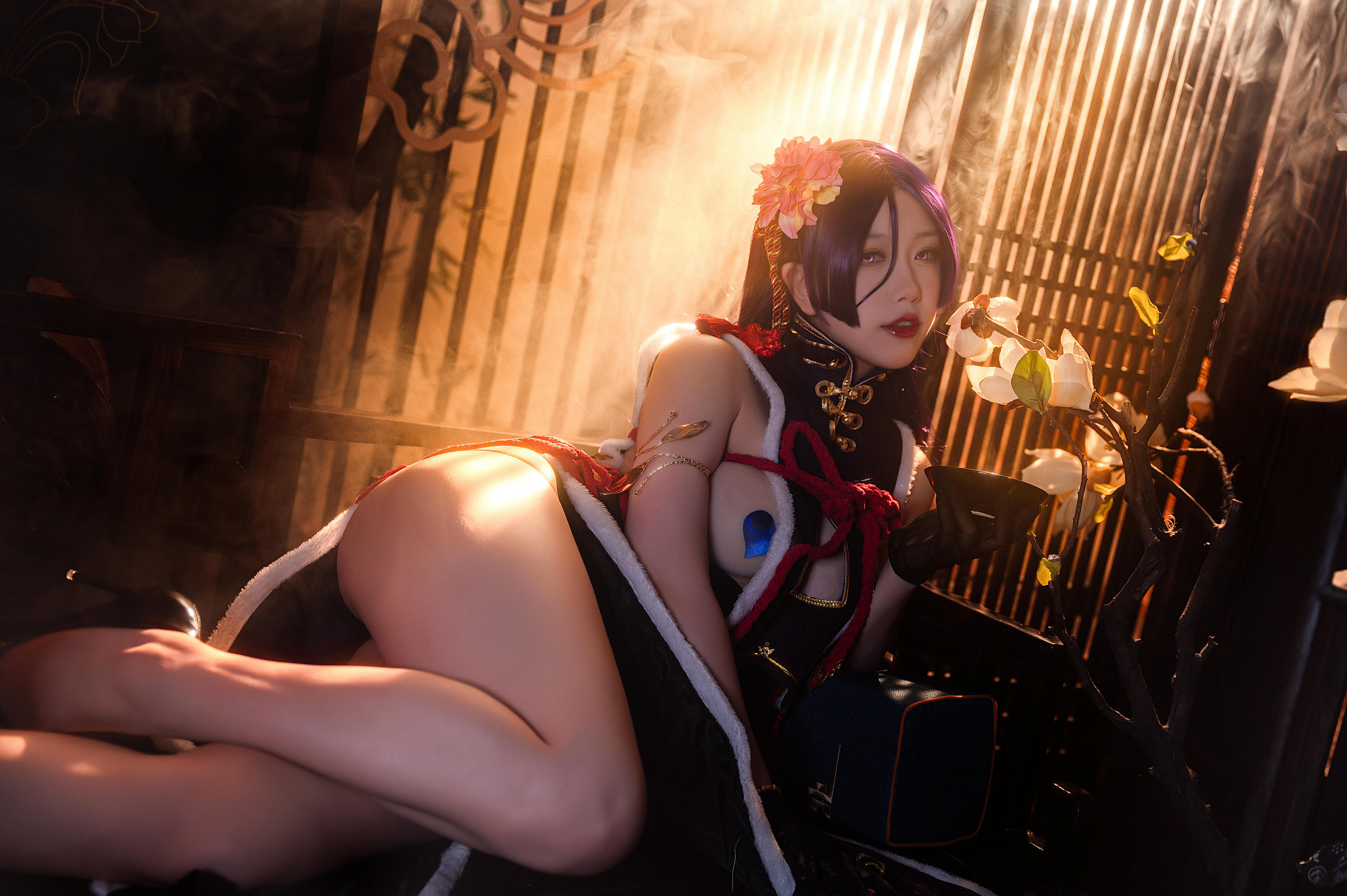 一北亦北 NO.017 奶光新春旗袍 [42P1V-540MB]-一北 奶光旗袍_第1集