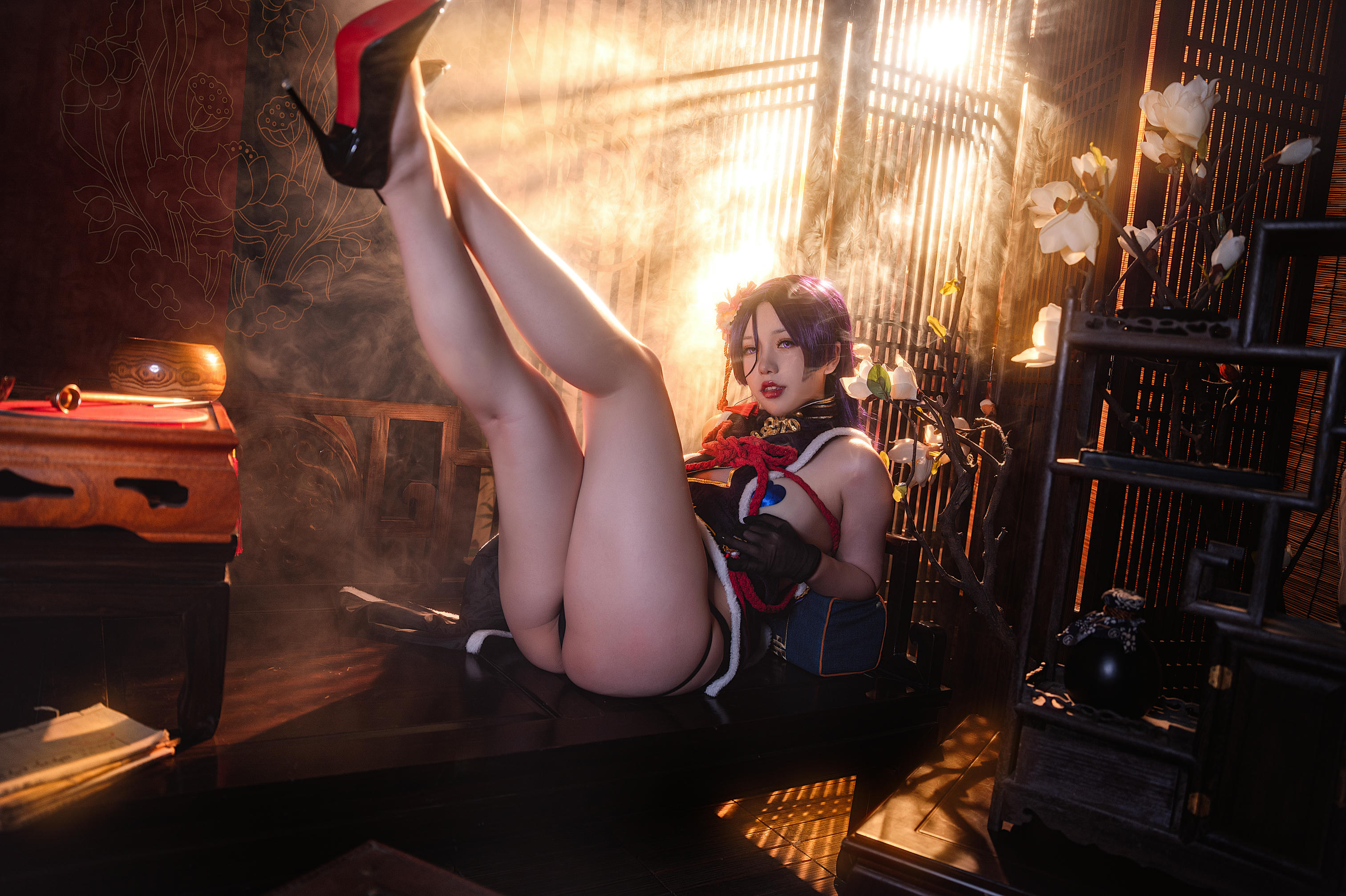 一北亦北 NO.017 奶光新春旗袍 [42P1V-540MB]-一北 奶光旗袍_第1集