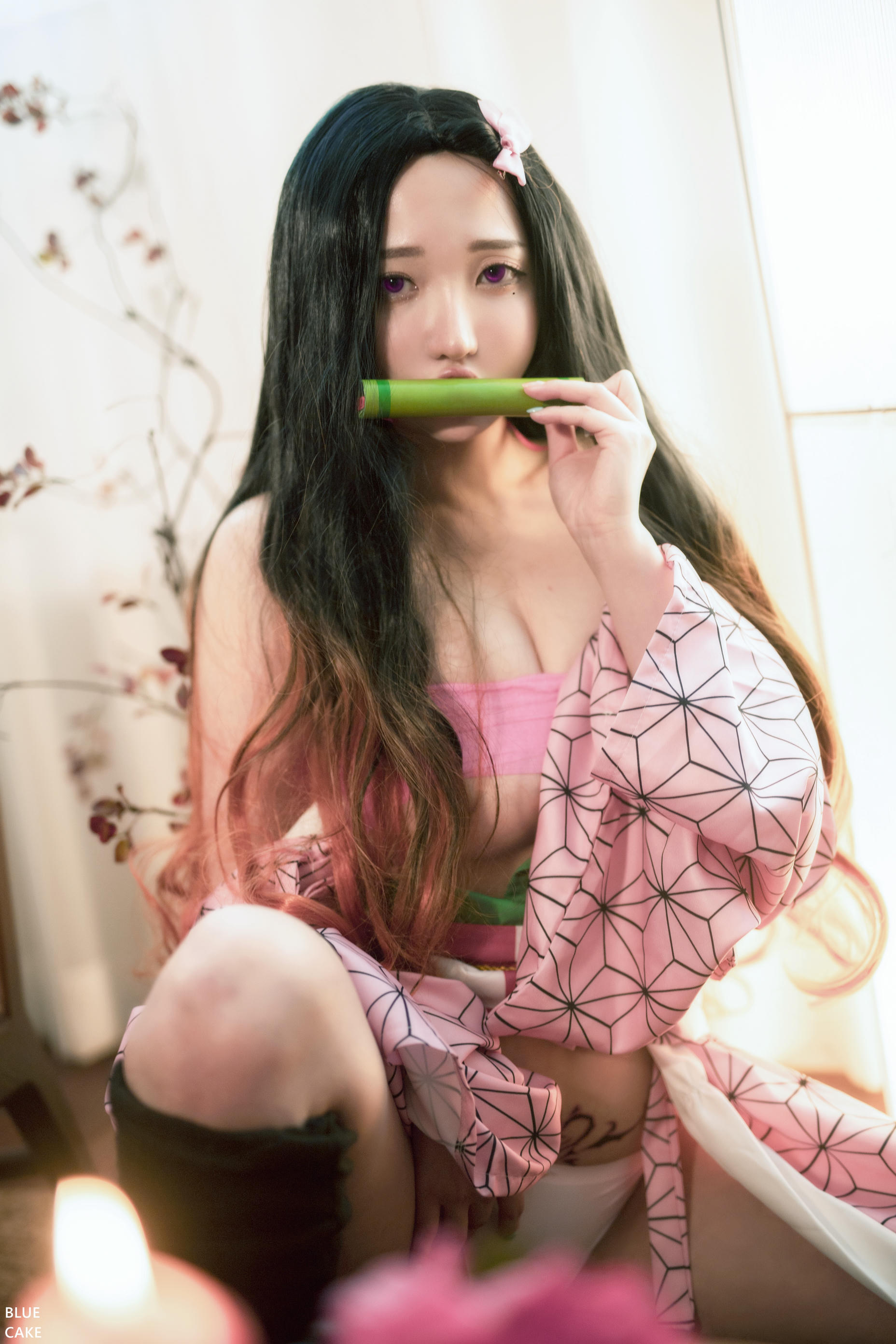 韩国模特孙乐乐-027_[BLUECAKE] Vol.0007 Son Ye-Eun (손예은) - Pink Oni_第1集