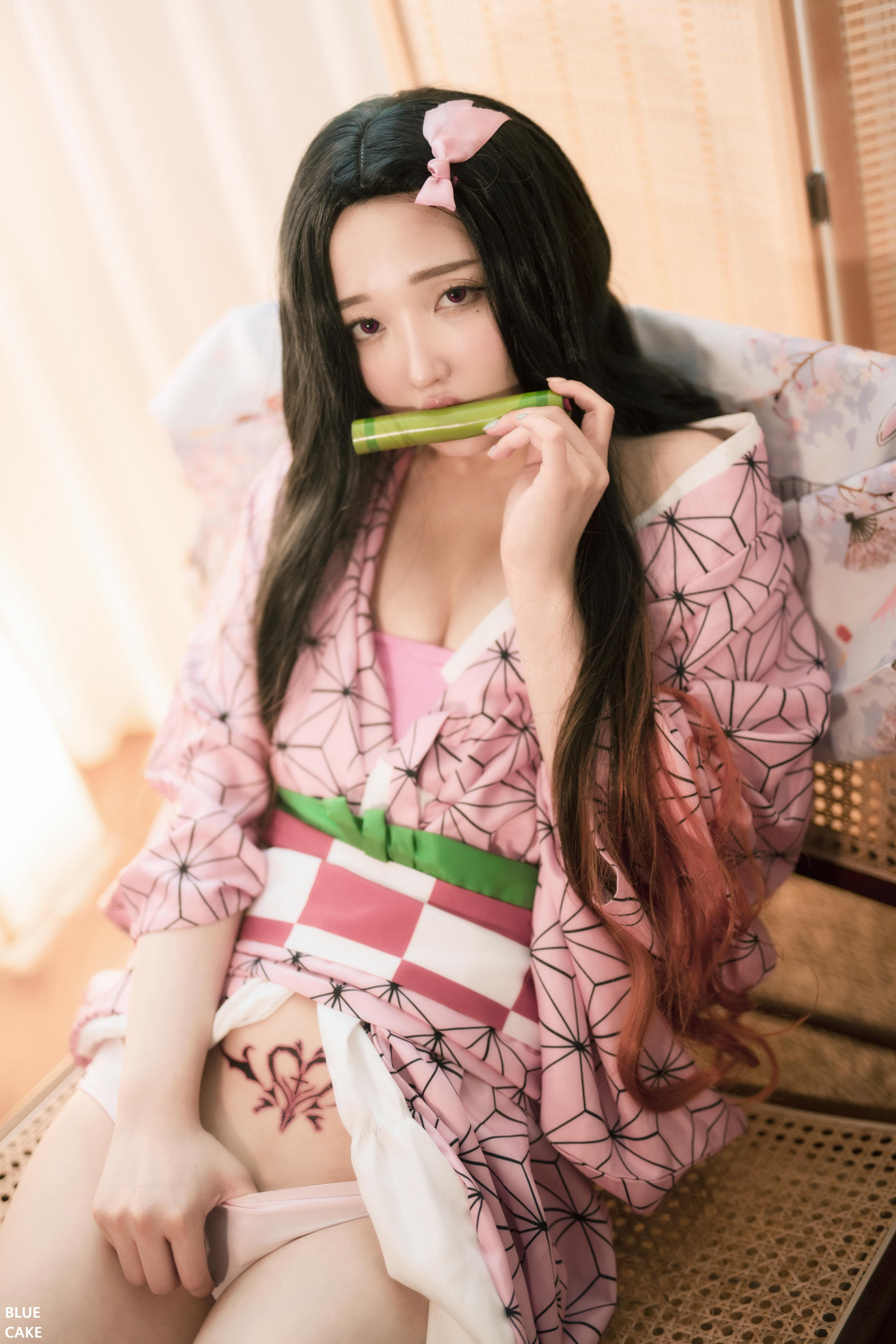 韩国模特孙乐乐-027_[BLUECAKE] Vol.0007 Son Ye-Eun (손예은) - Pink Oni_第1集