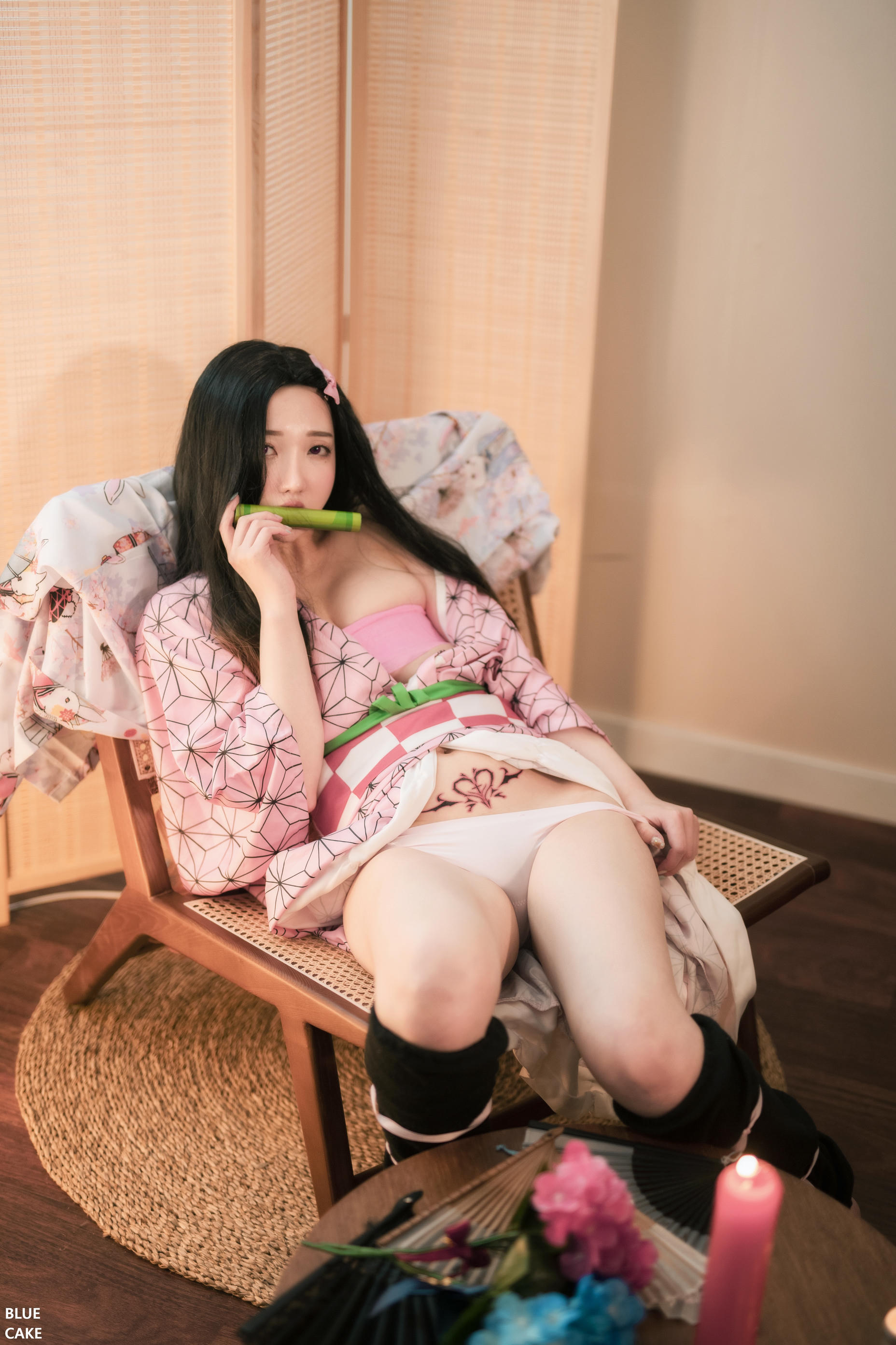 韩国模特孙乐乐-027_[BLUECAKE] Vol.0007 Son Ye-Eun (손예은) - Pink Oni_第1集