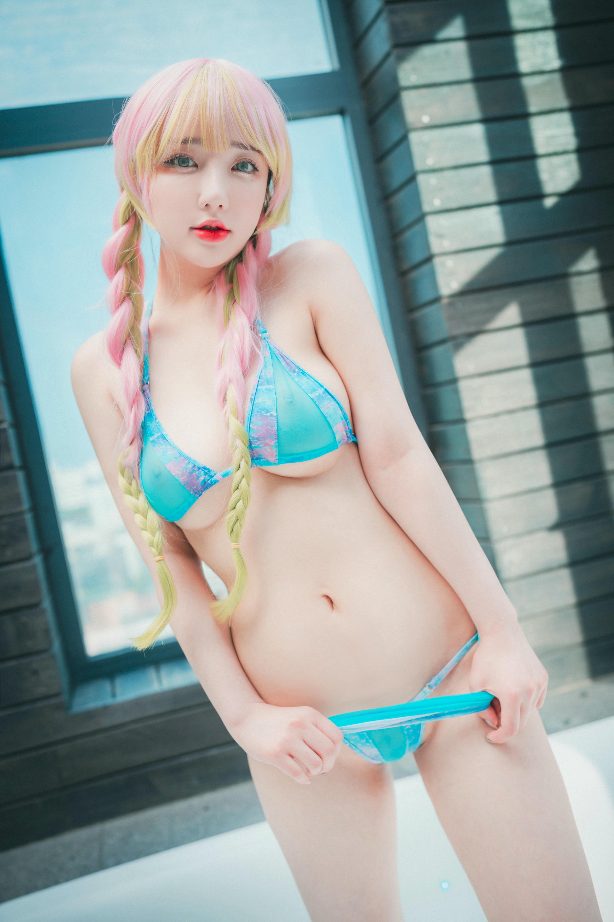 韩国模特孙乐乐-033_DJAWA Photo Vol.0157 - Son Ye-Eun (손예은) - [Kimetsu no Yaiba] Mitsuri Kanroji[141P 1.3GB]_第6集