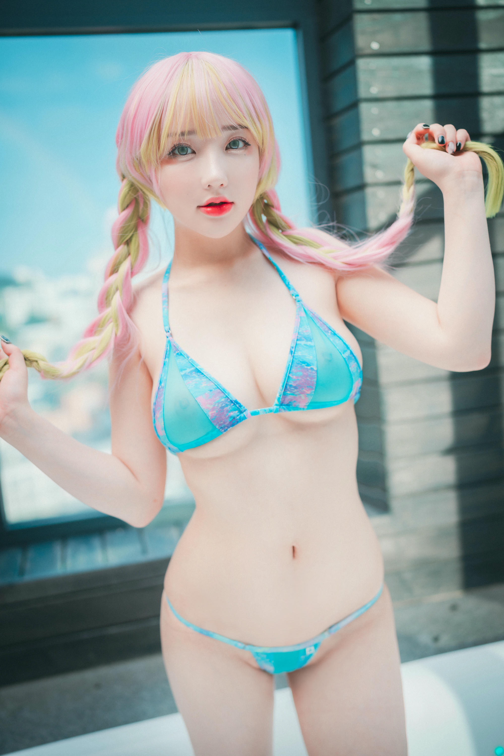 韩国模特孙乐乐-033_DJAWA Photo Vol.0157 - Son Ye-Eun (손예은) - [Kimetsu no Yaiba] Mitsuri Kanroji[141P 1.3GB]_第6集