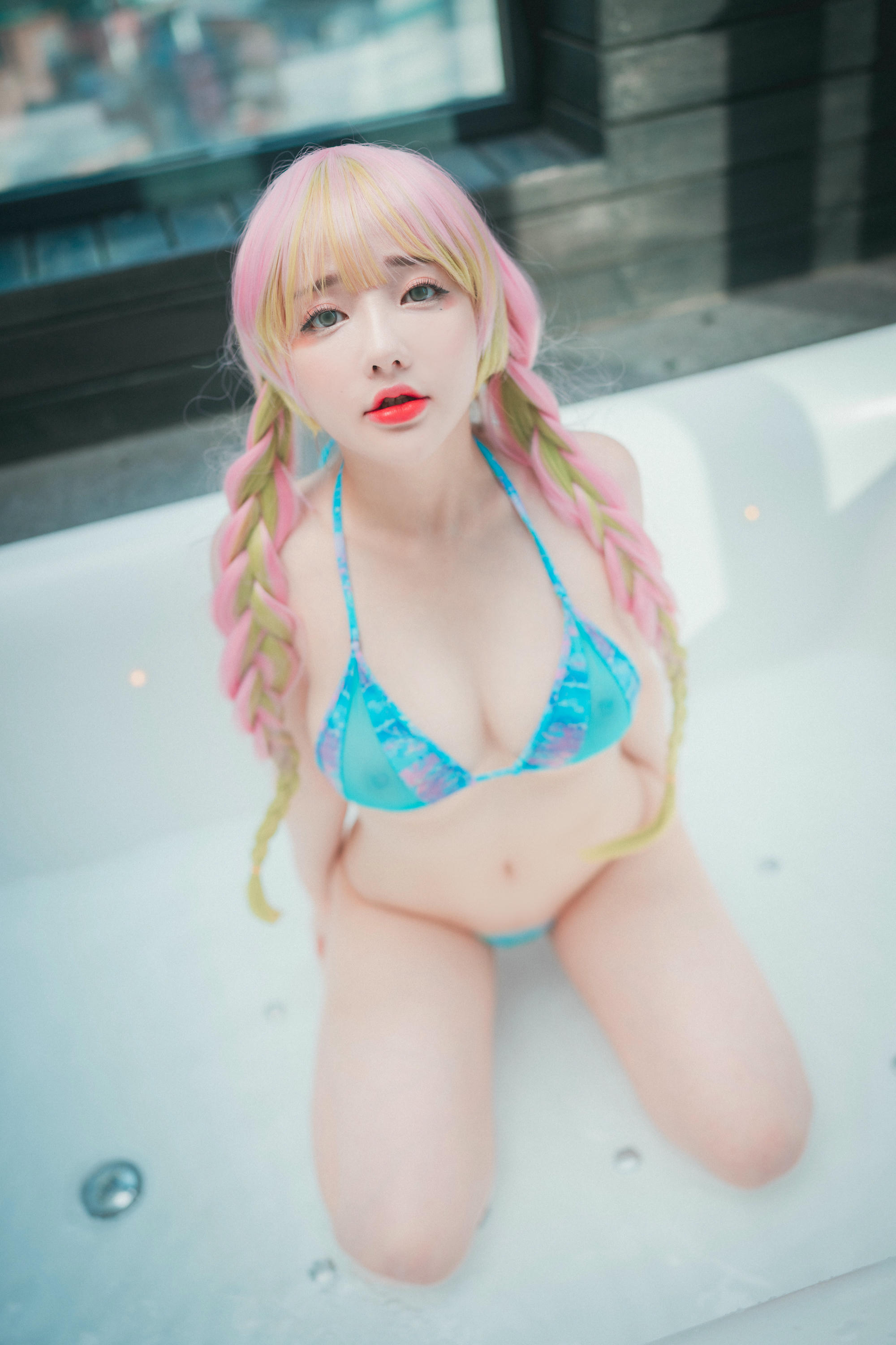 韩国模特孙乐乐-033_DJAWA Photo Vol.0157 - Son Ye-Eun (손예은) - [Kimetsu no Yaiba] Mitsuri Kanroji[141P 1.3GB]_第6集