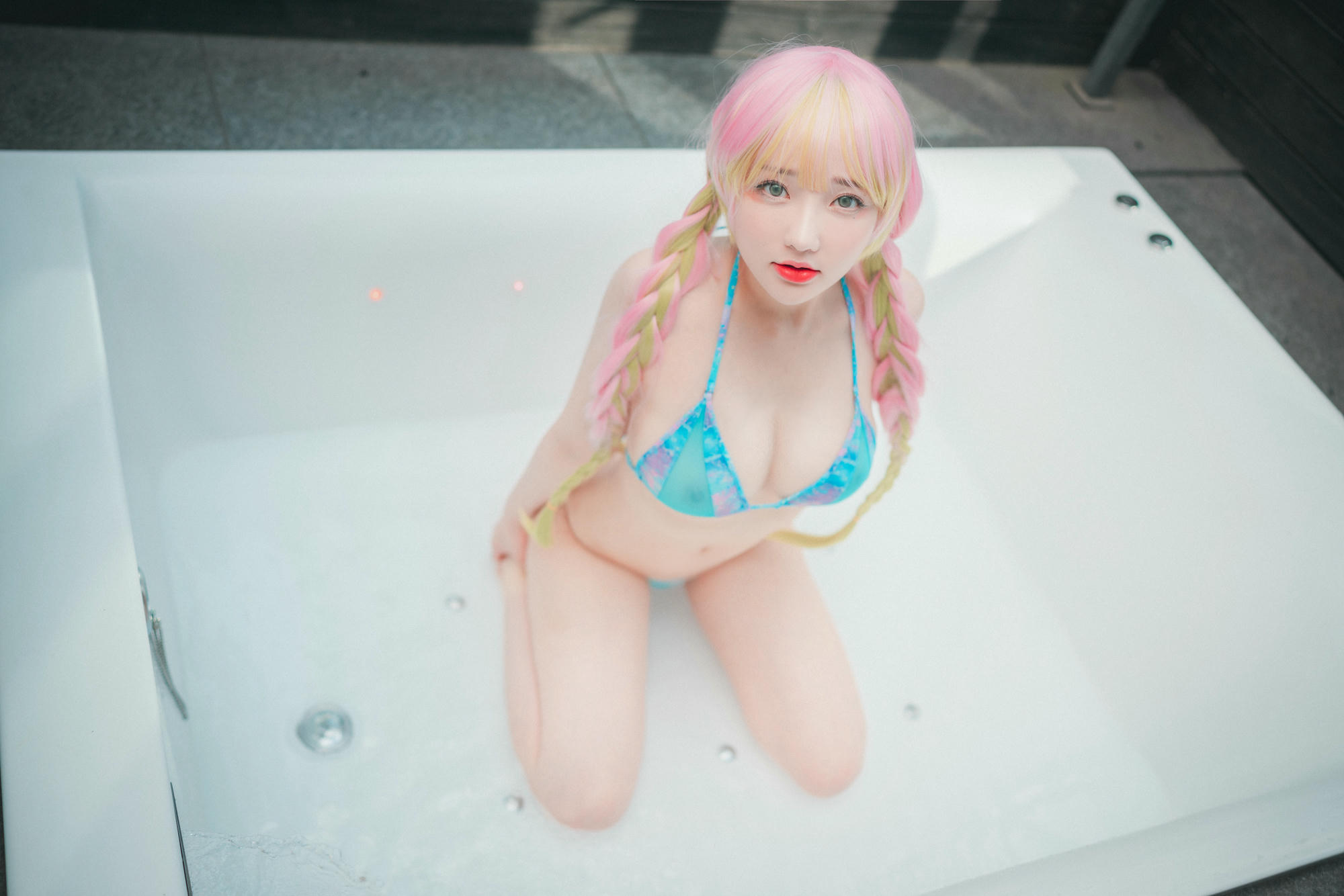 韩国模特孙乐乐-033_DJAWA Photo Vol.0157 - Son Ye-Eun (손예은) - [Kimetsu no Yaiba] Mitsuri Kanroji[141P 1.3GB]_第6集