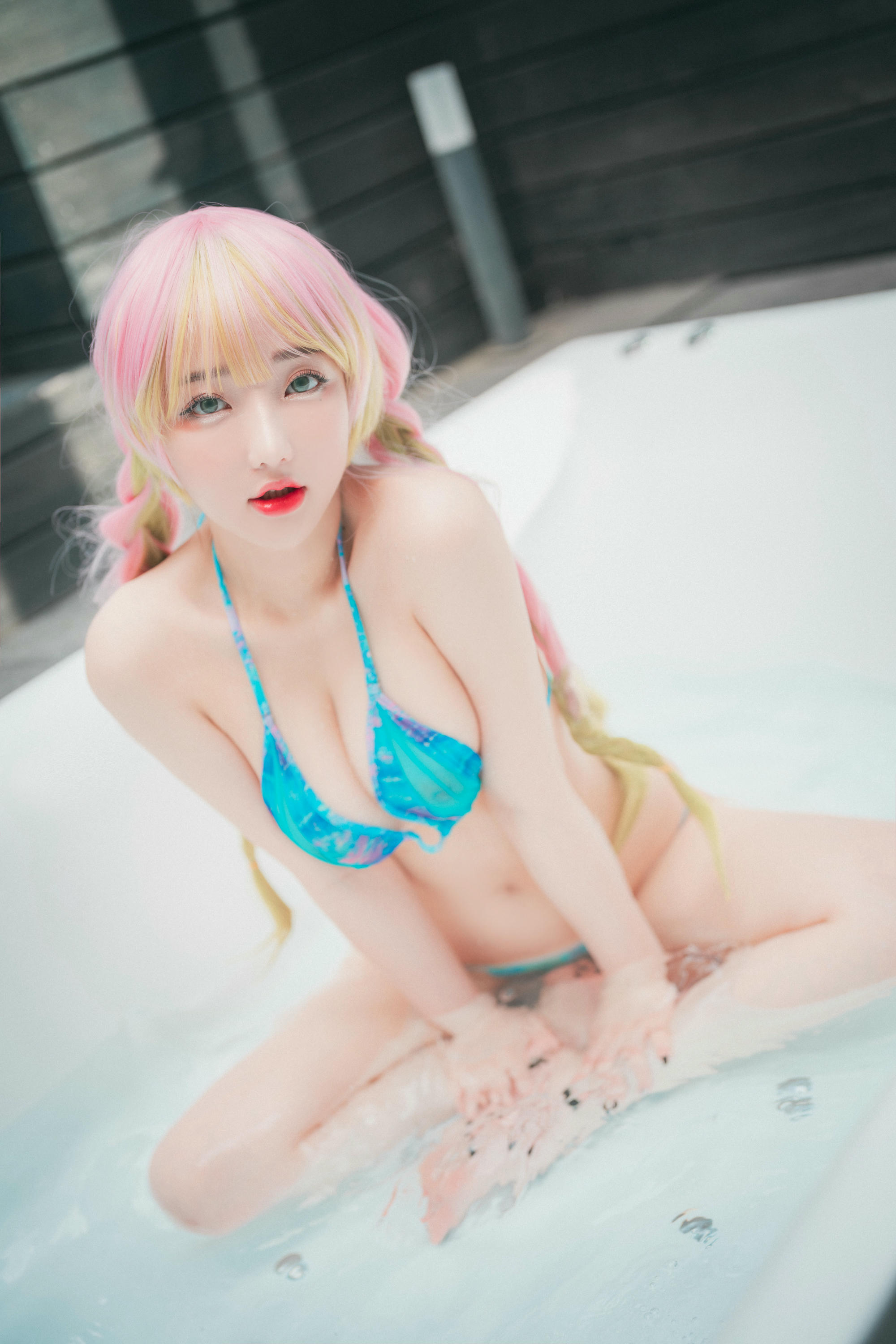 韩国模特孙乐乐-033_DJAWA Photo Vol.0157 - Son Ye-Eun (손예은) - [Kimetsu no Yaiba] Mitsuri Kanroji[141P 1.3GB]_第6集