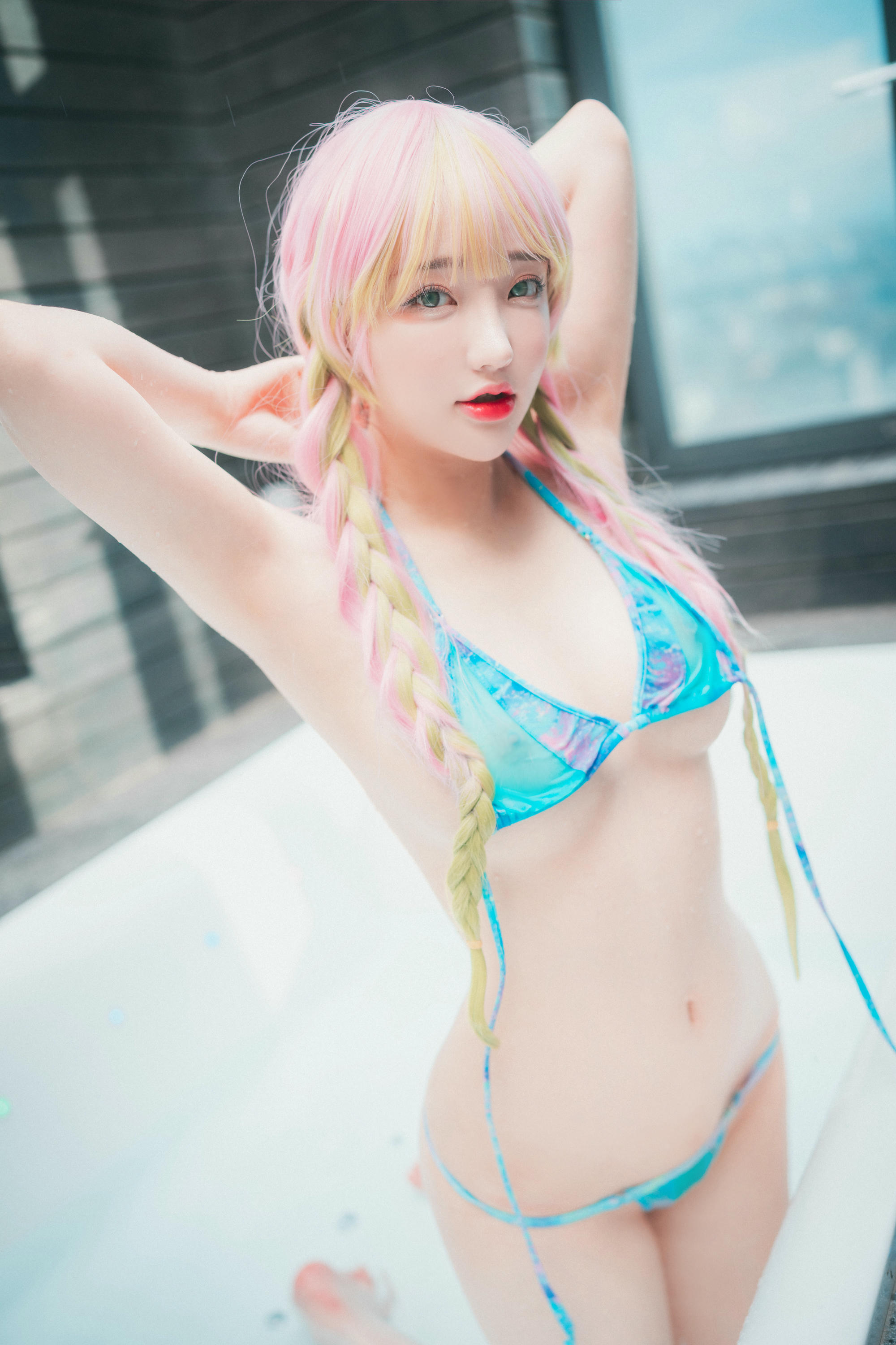 韩国模特孙乐乐-033_DJAWA Photo Vol.0157 - Son Ye-Eun (손예은) - [Kimetsu no Yaiba] Mitsuri Kanroji[141P 1.3GB]_第6集