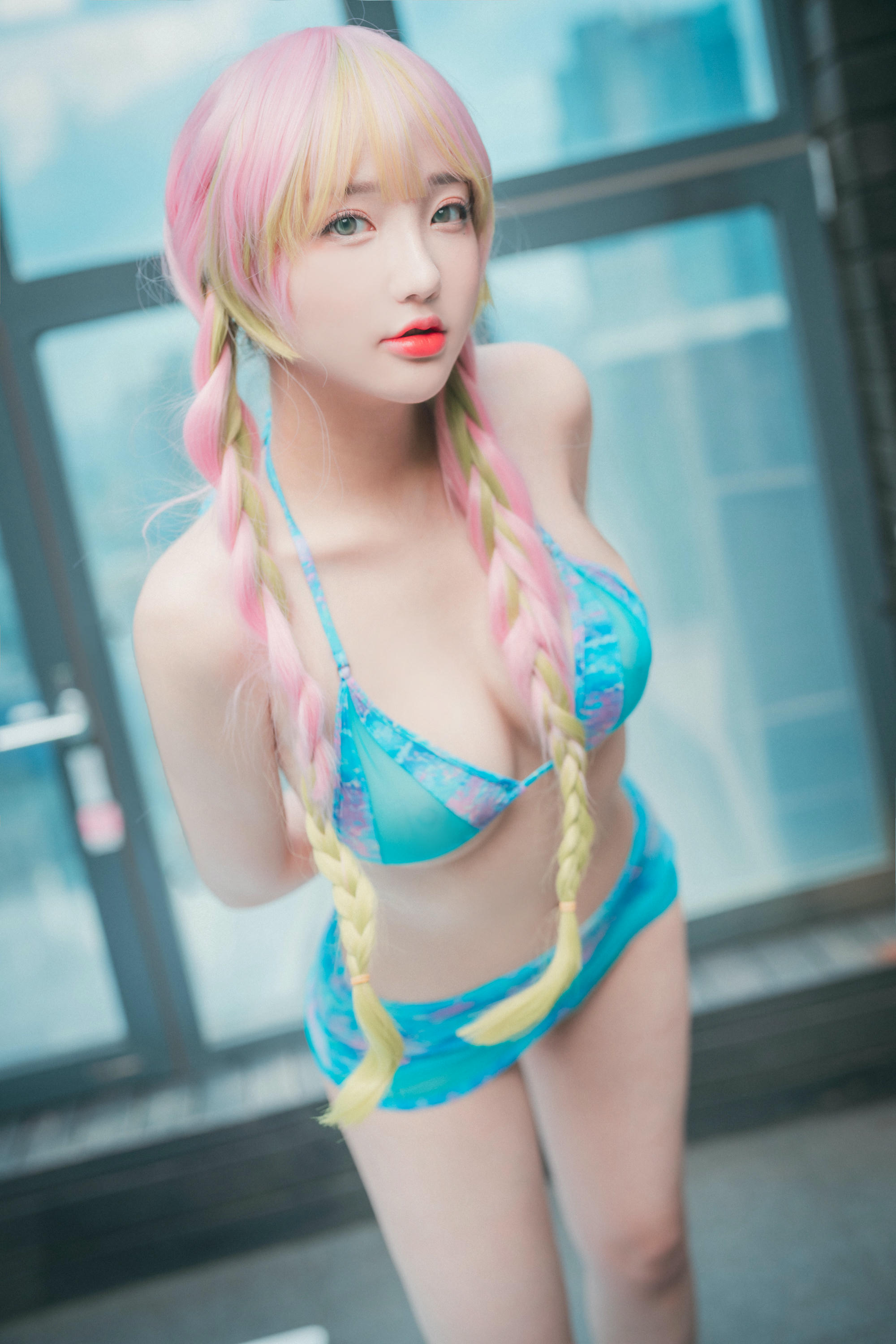 韩国模特孙乐乐-033_DJAWA Photo Vol.0157 - Son Ye-Eun (손예은) - [Kimetsu no Yaiba] Mitsuri Kanroji[141P 1.3GB]_第4集