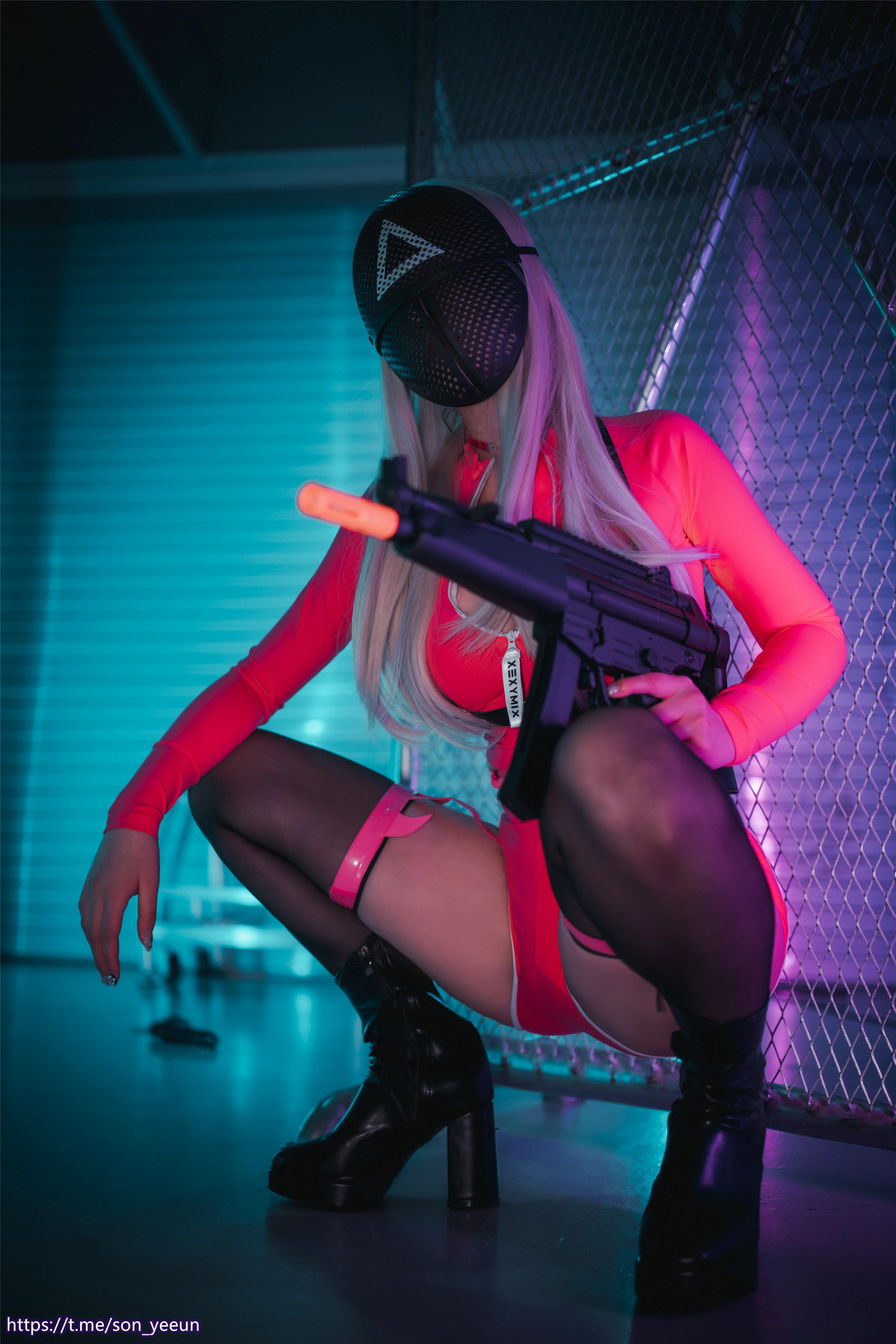 韩国模特孙乐乐-035_DJAWA Photo Vol.0170 - Son Ye-Eun (손예은) - [Squid Game] Triangle Soldier 鱿鱼游戏 [56P 657MB]_第3集