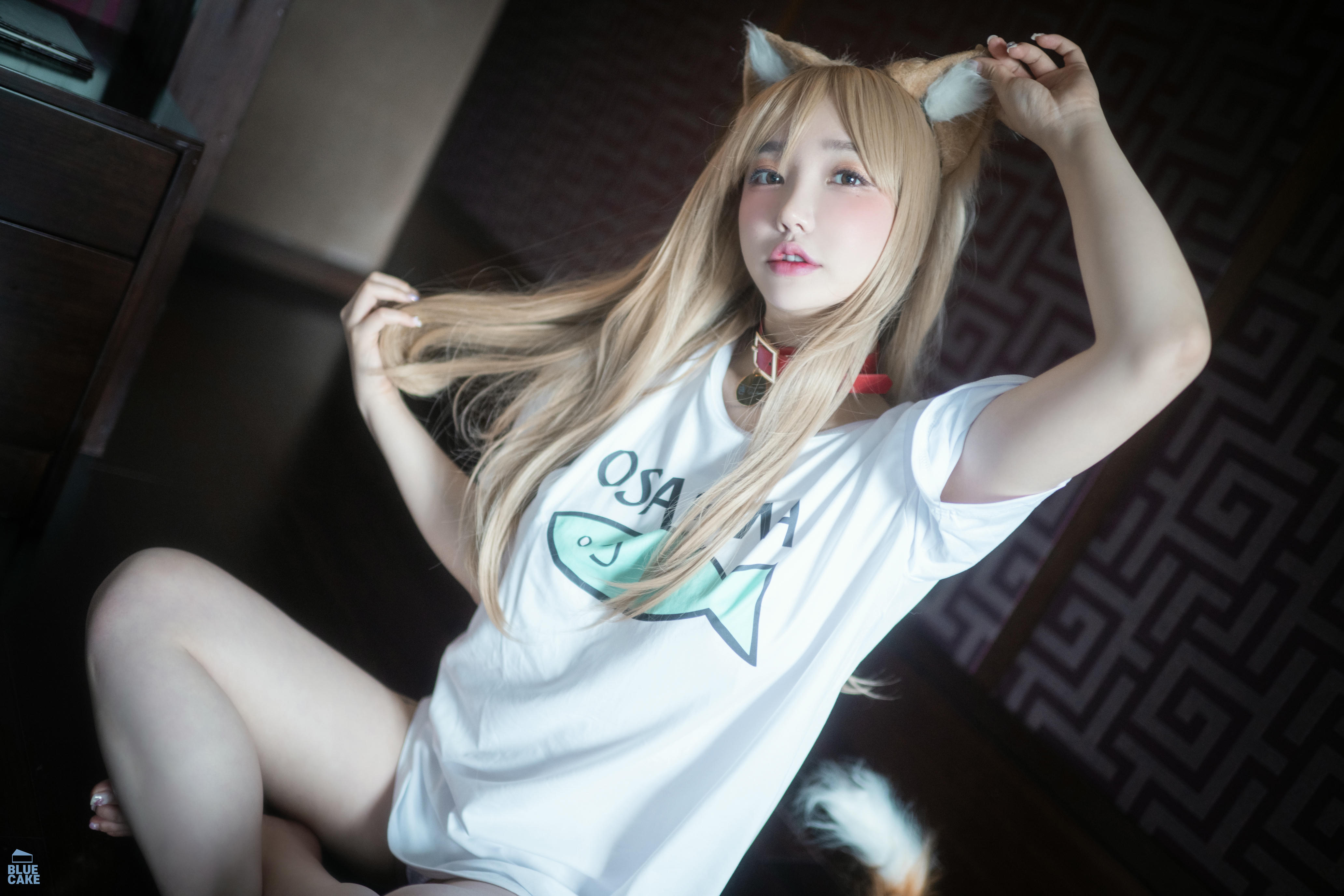 韩国模特孙乐乐-105_BLUECAKE YeEun Puss Puss RED+COSPLAY Original [202P 5.21GB]_第9集