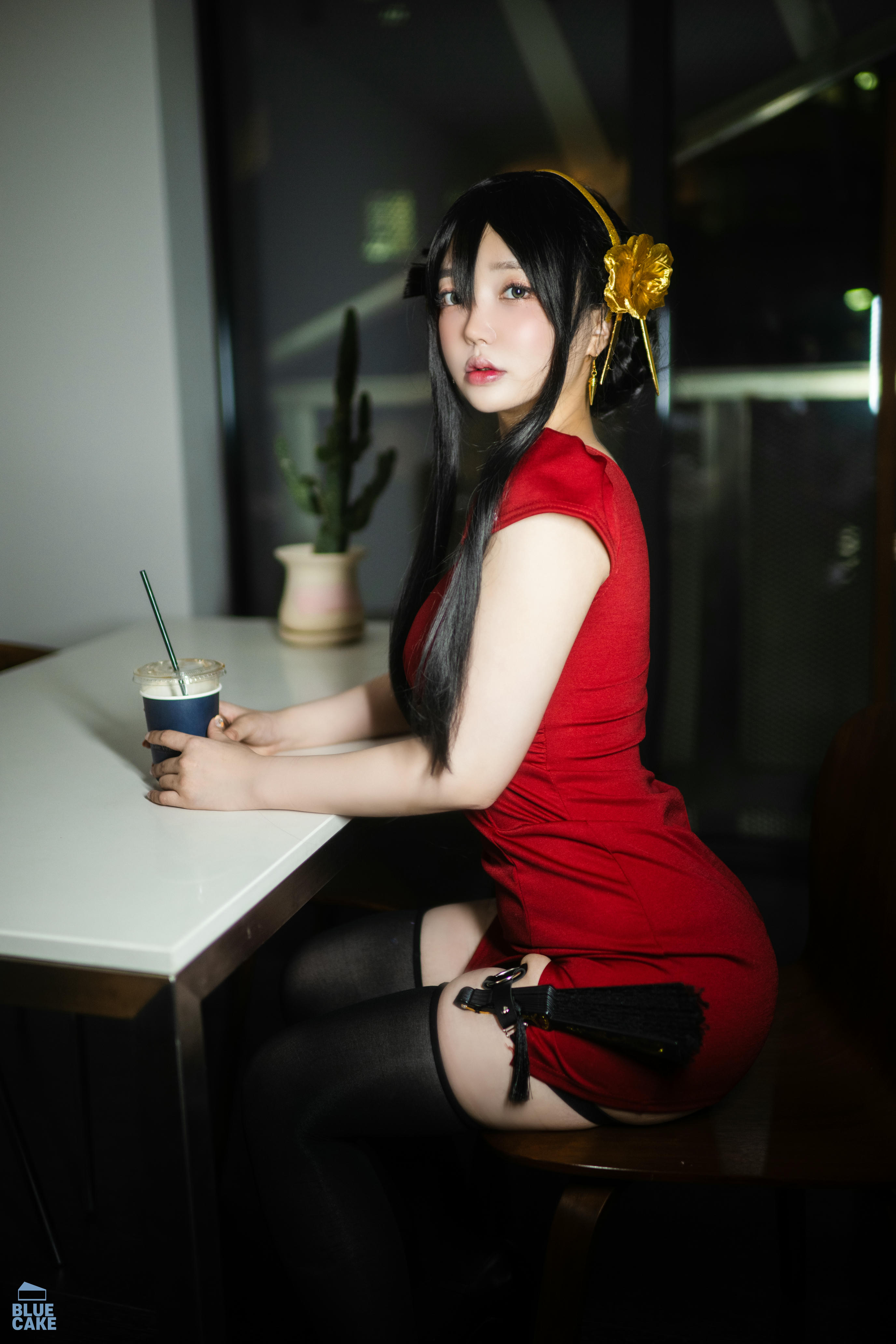 韩国模特孙乐乐-BLUECAKE Vol.0041 YeEun_BlackRose_RED+ [131P 3.25GB]_第6集