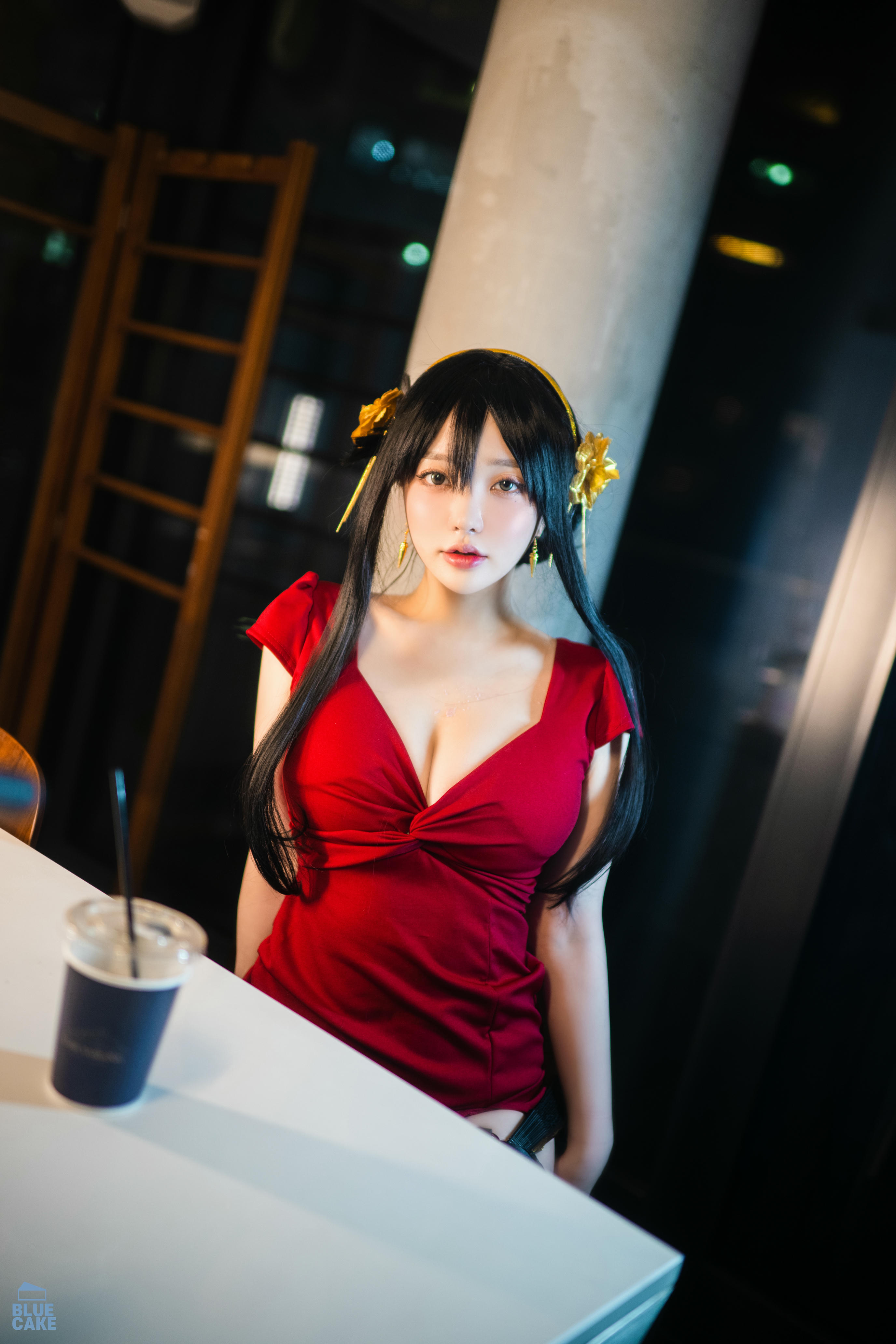 韩国模特孙乐乐-BLUECAKE Vol.0041 YeEun_BlackRose_RED+ [131P 3.25GB]_第6集