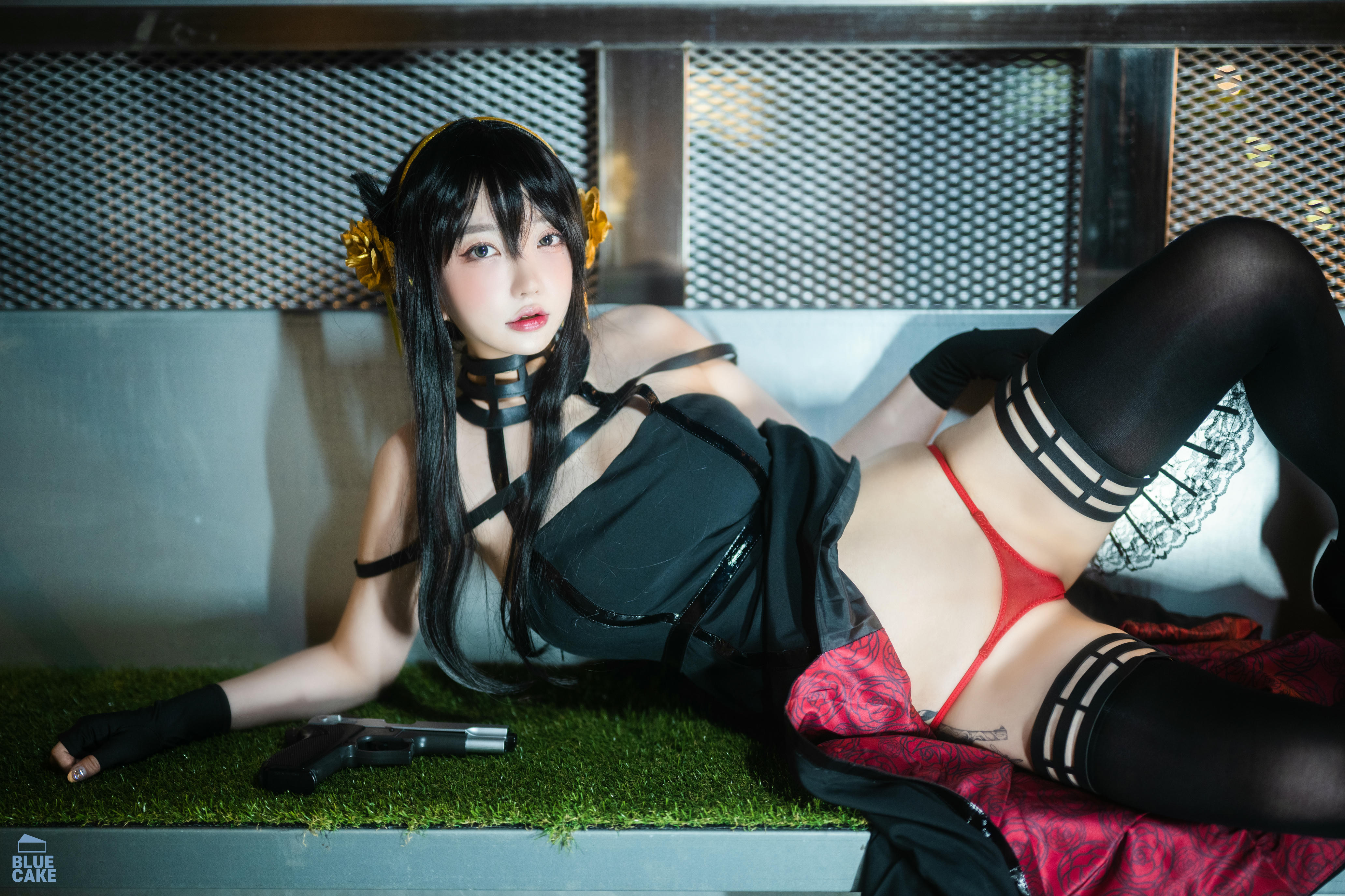 韩国模特孙乐乐-BLUECAKE Vol.0041 YeEun_BlackRose_RED+ [131P 3.25GB]_第2集