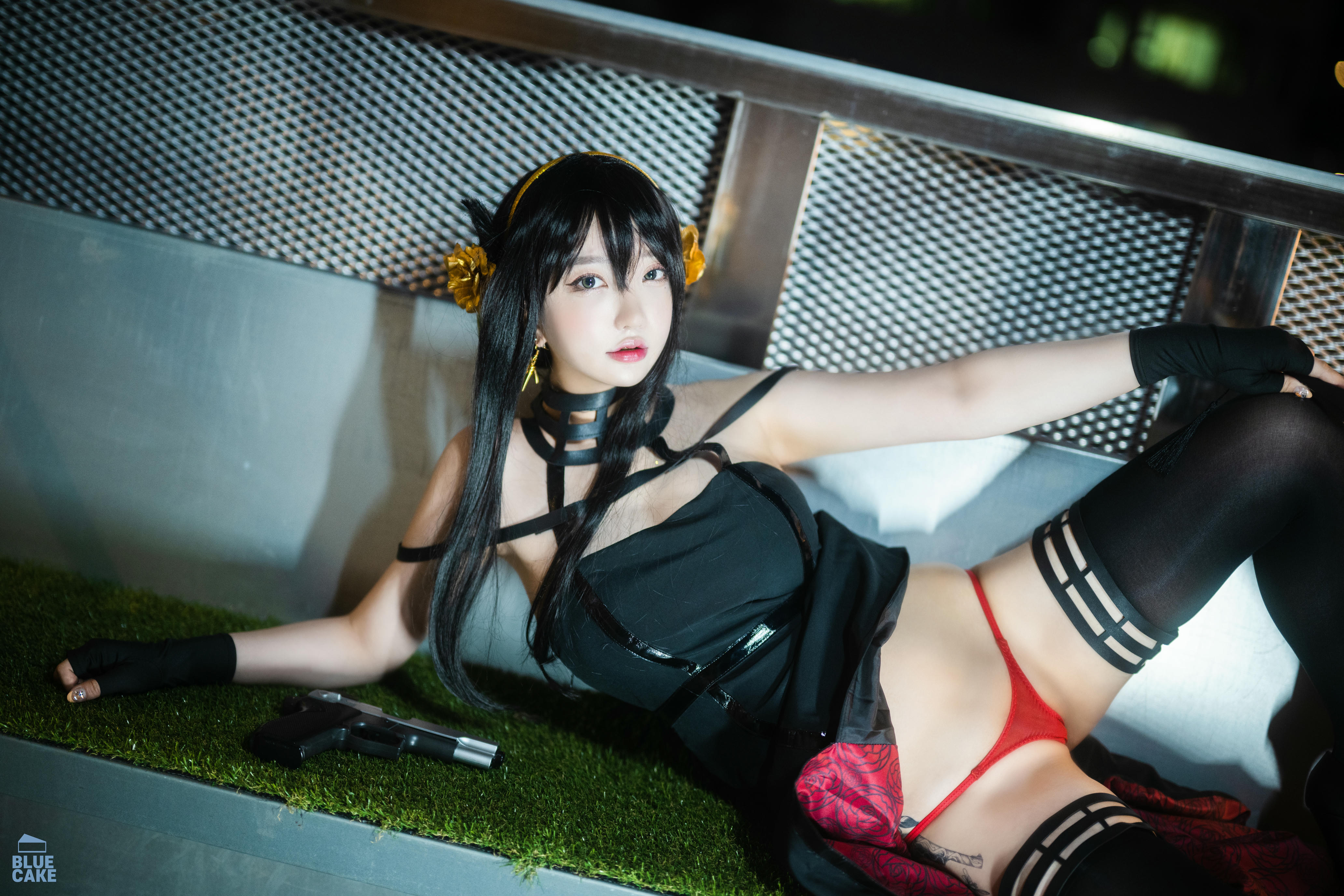 韩国模特孙乐乐-BLUECAKE Vol.0041 YeEun_BlackRose_RED+ [131P 3.25GB]_第2集