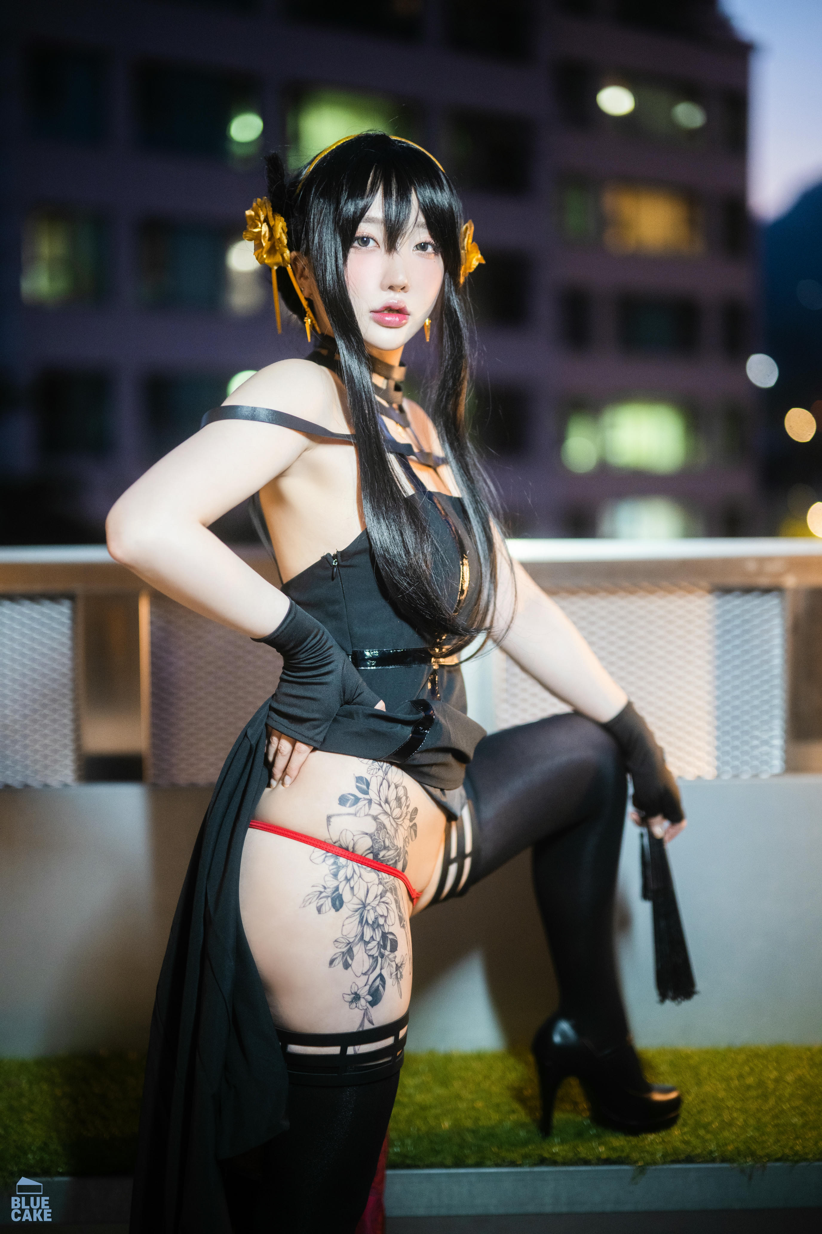 韩国模特孙乐乐-BLUECAKE Vol.0041 YeEun_BlackRose_RED+ [131P 3.25GB]_第1集