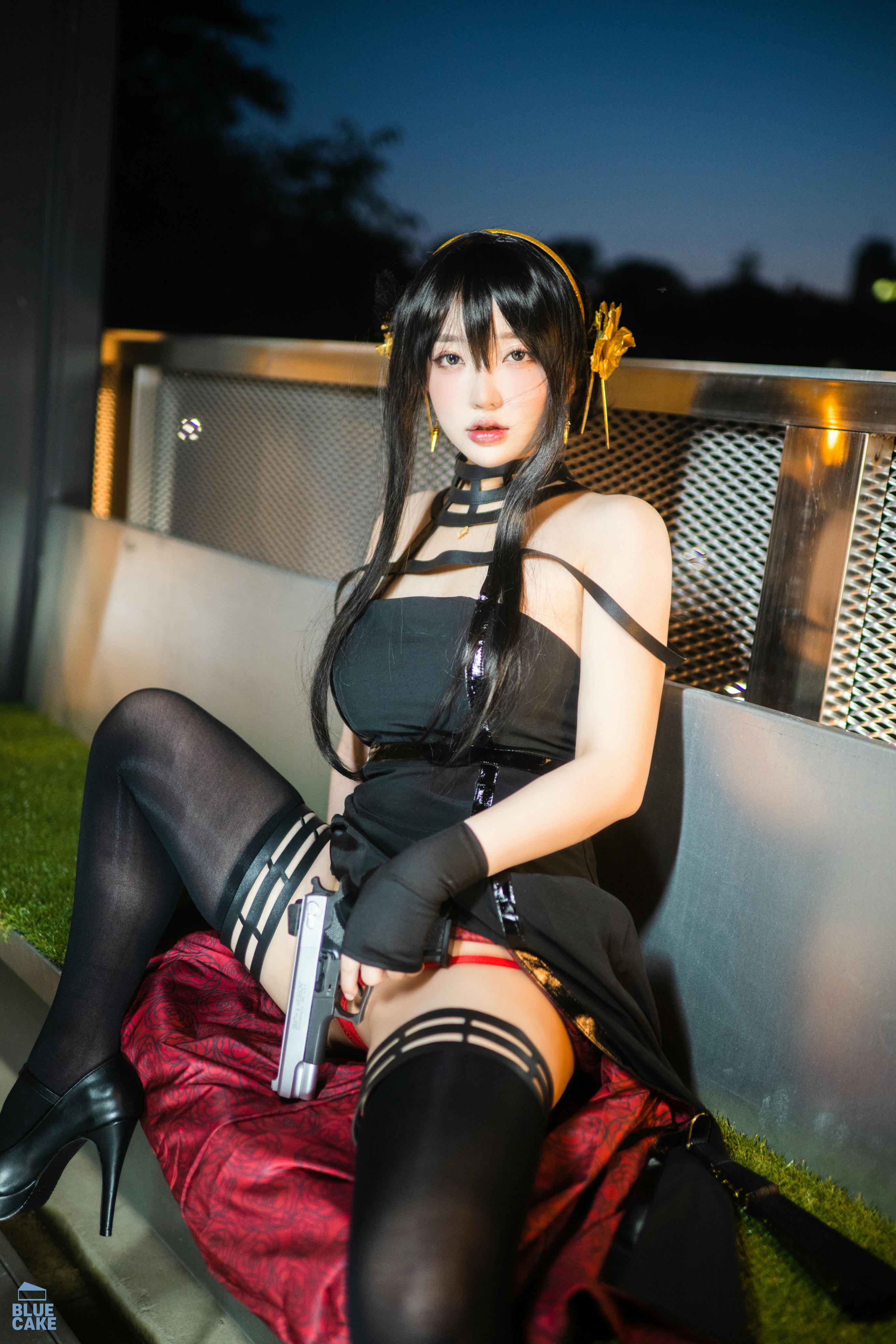 韩国模特孙乐乐-BLUECAKE Vol.0041 YeEun_BlackRose_RED+ [131P 3.25GB]_第2集