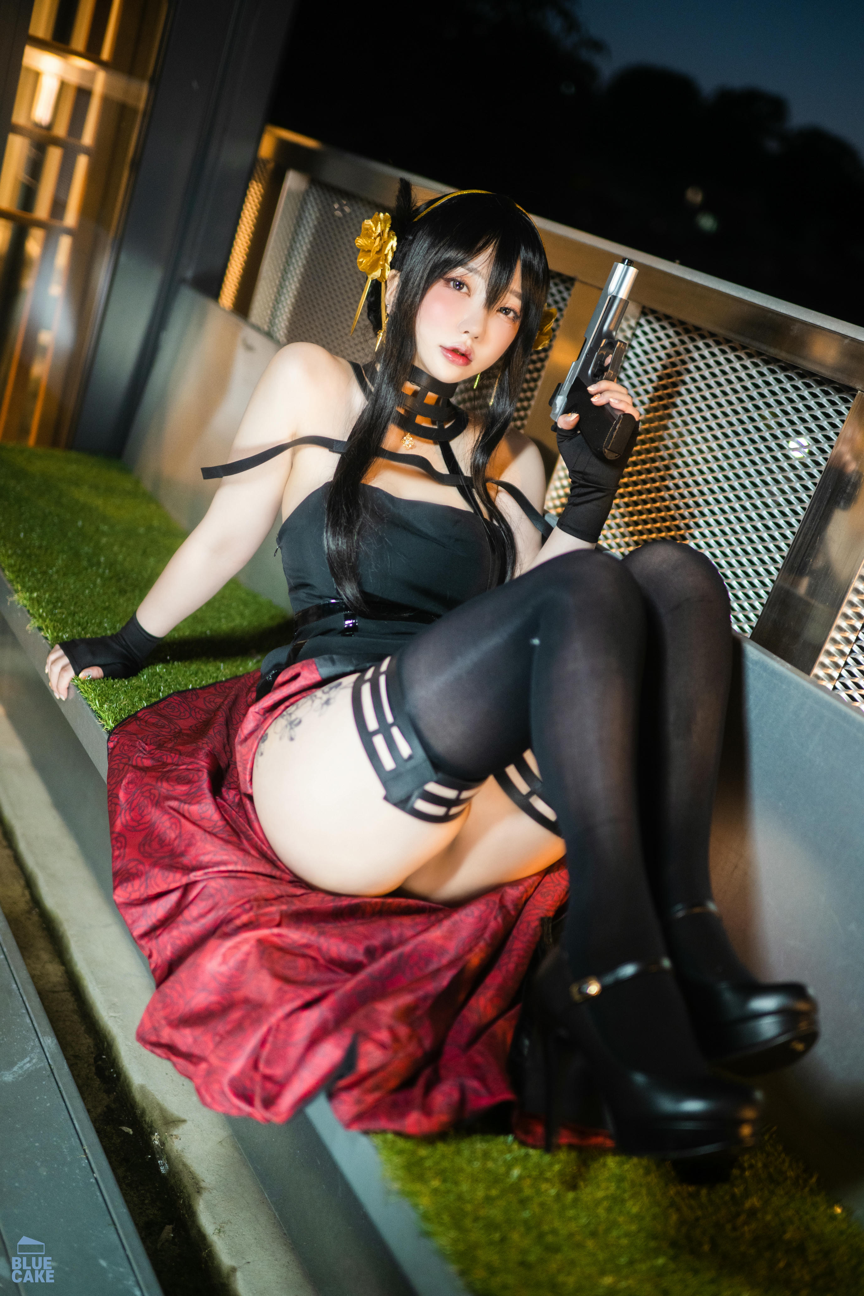 韩国模特孙乐乐-BLUECAKE Vol.0041 YeEun_BlackRose_RED+ [131P 3.25GB]_第2集