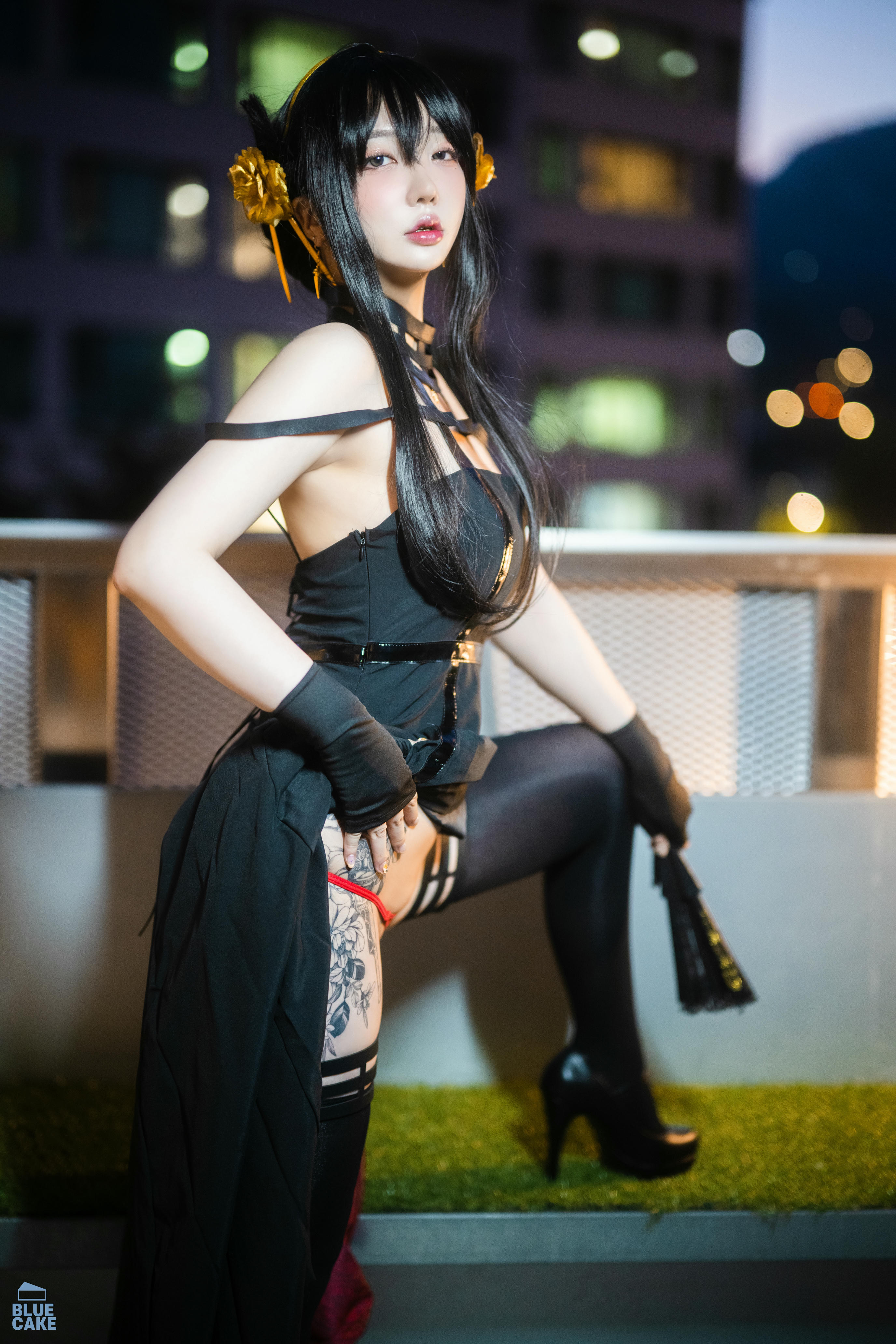 韩国模特孙乐乐-BLUECAKE Vol.0041 YeEun_BlackRose_RED+ [131P 3.25GB]_第1集