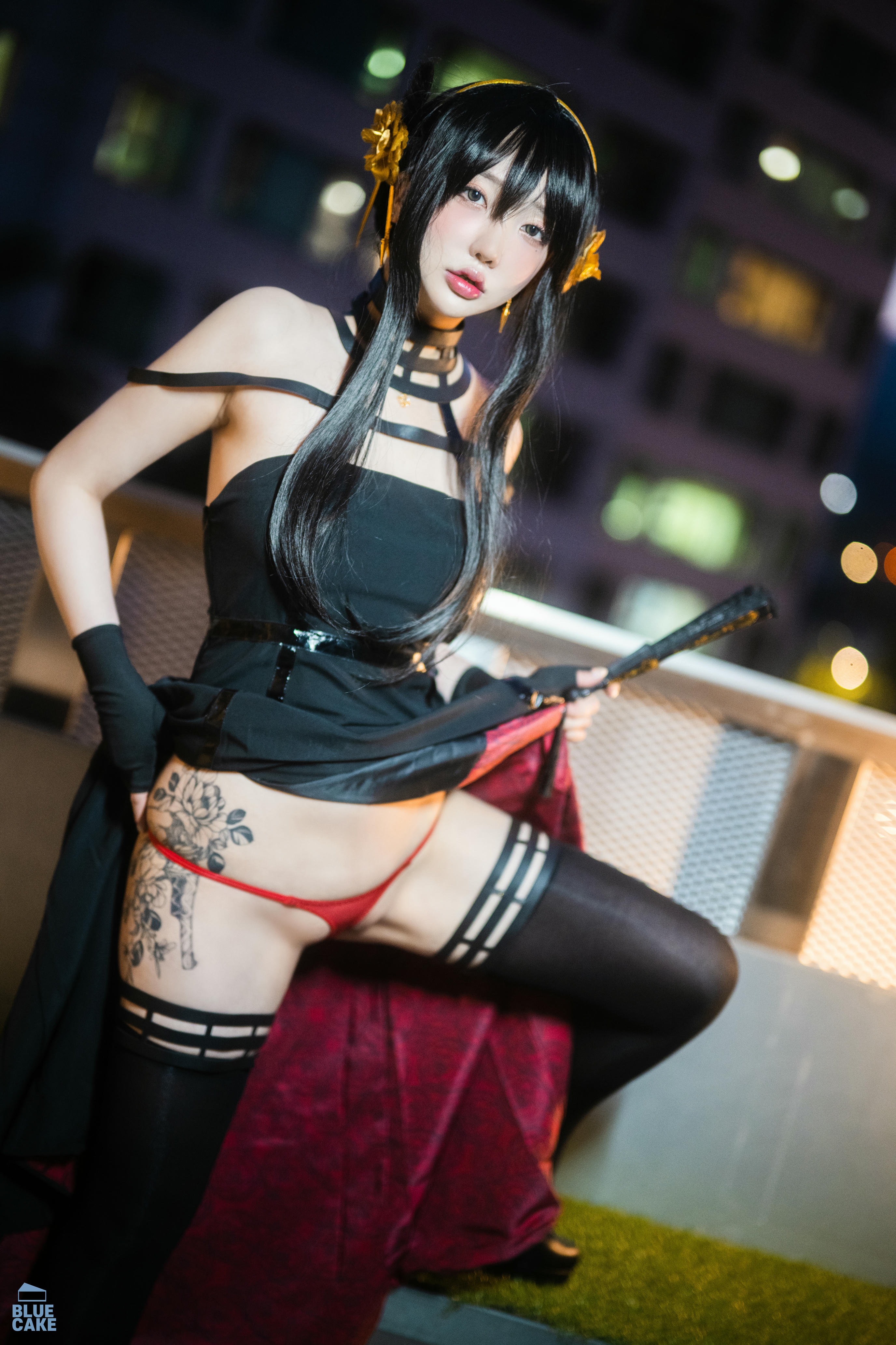 韩国模特孙乐乐-BLUECAKE Vol.0041 YeEun_BlackRose_RED+ [131P 3.25GB]_第1集