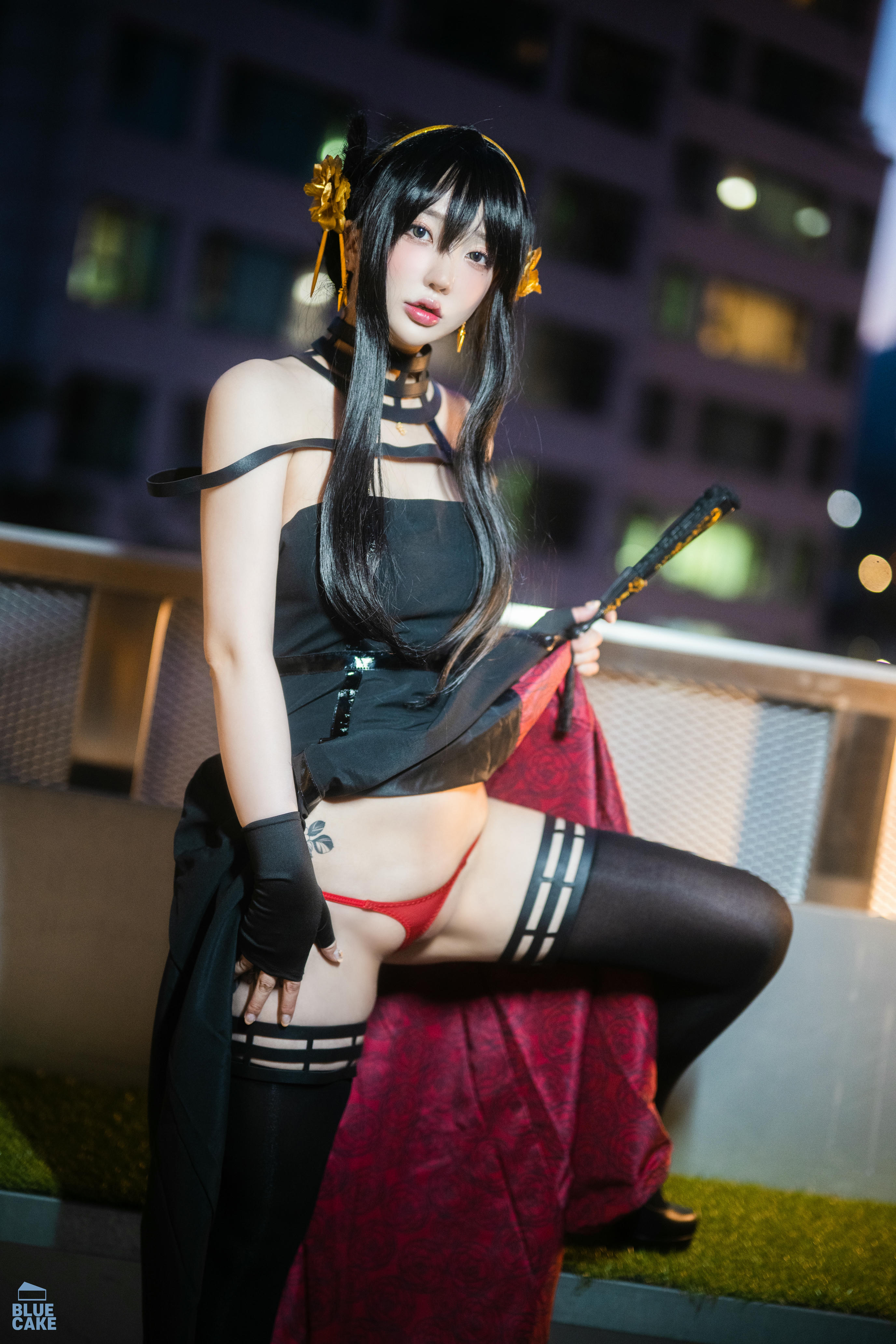 韩国模特孙乐乐-BLUECAKE Vol.0041 YeEun_BlackRose_RED+ [131P 3.25GB]_第1集