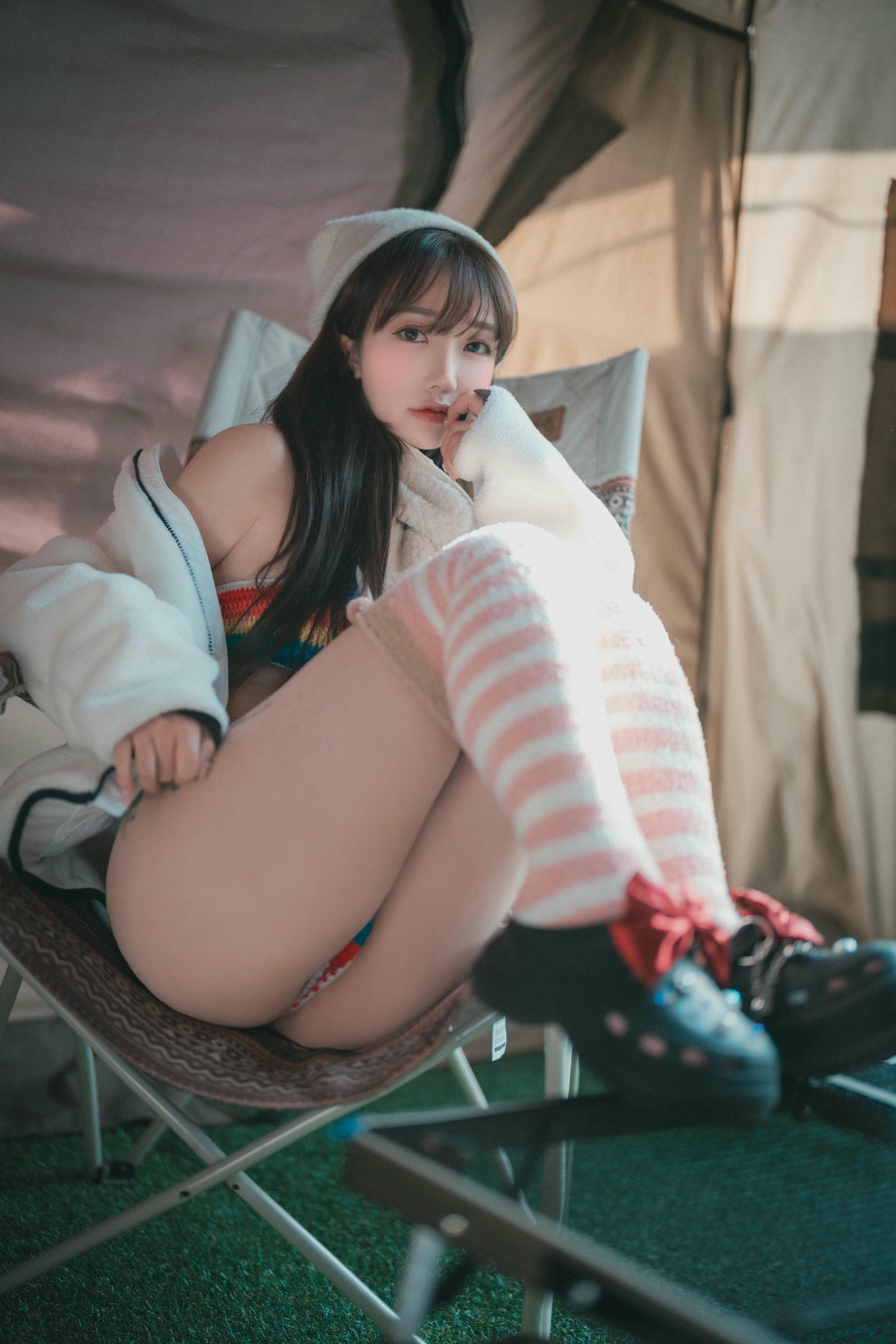 韩国模特孙乐乐-DJAWA Photo Vol.0172 - Romantic Winter Glamping - Son Ye-Eun (손예은) [100P-1.92GB]-A_version_第2集