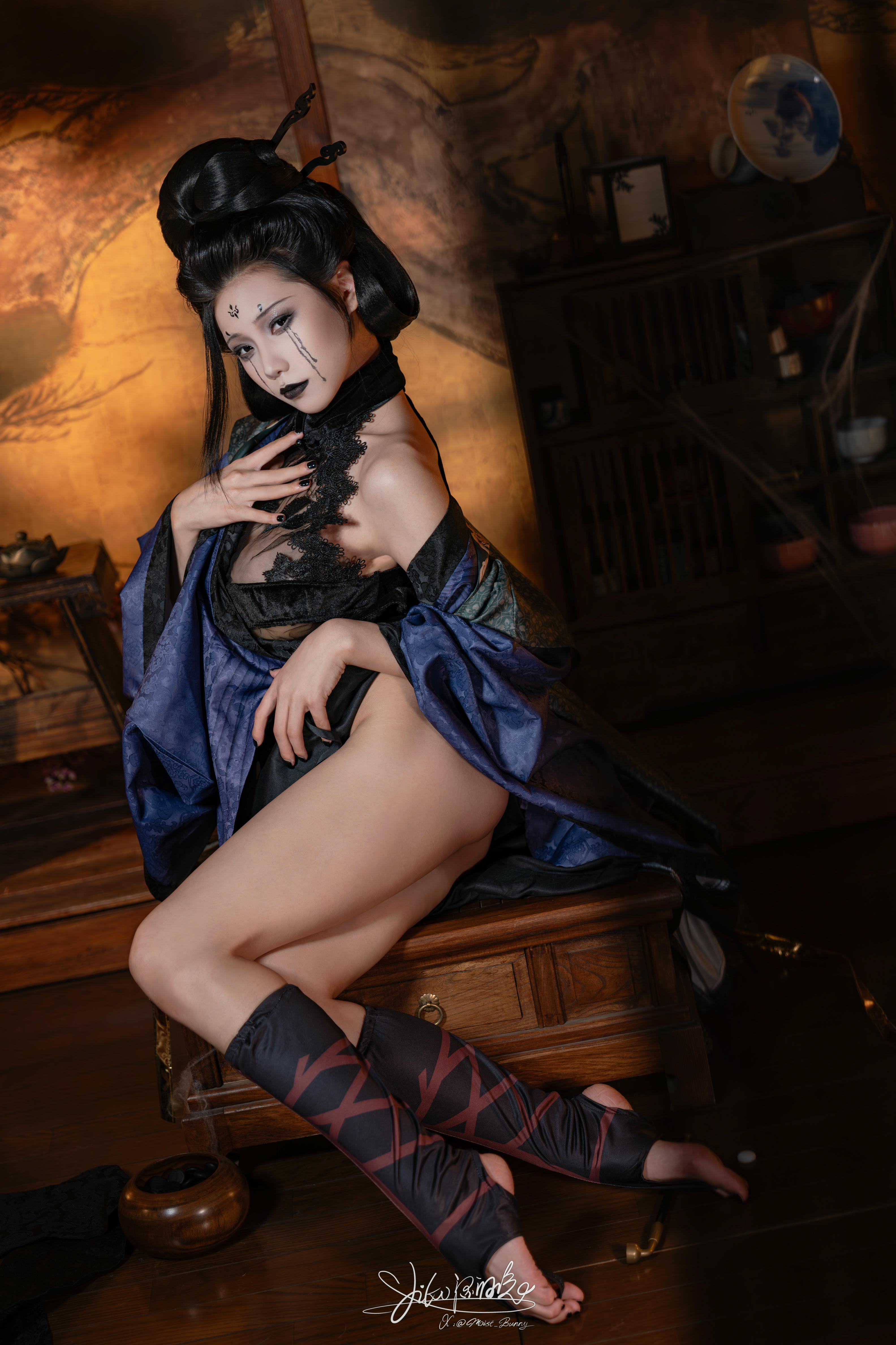 Yiko湿润兔 NO.191 24.10月作品『阁中四妹』无情画 [82P1V 1.72GB]_第1集