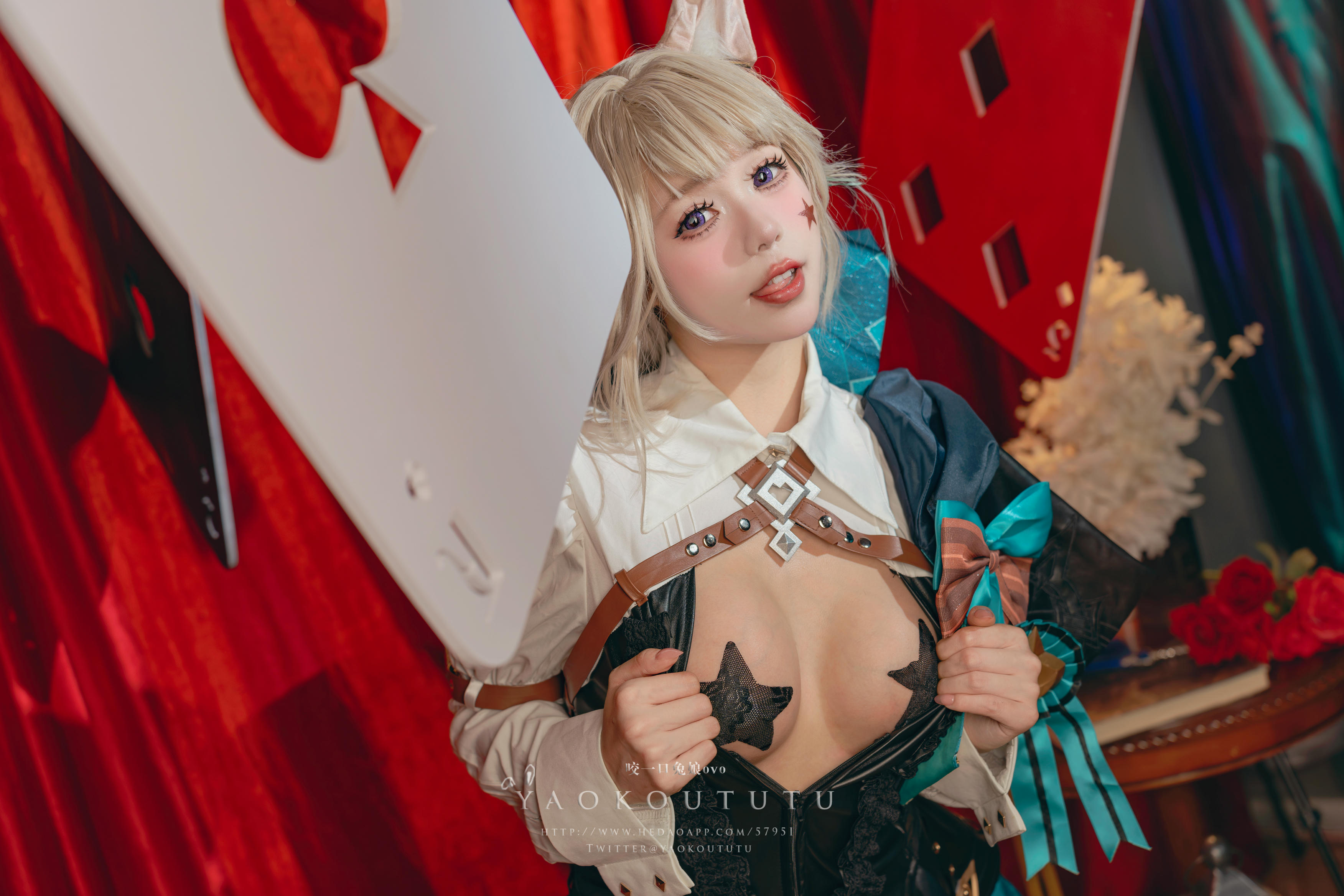 黏黏团子兔 NO.099 咬一口兔娘ovo『兔兔班车』No.4琳妮特 [40P1V-625MB]_第1集