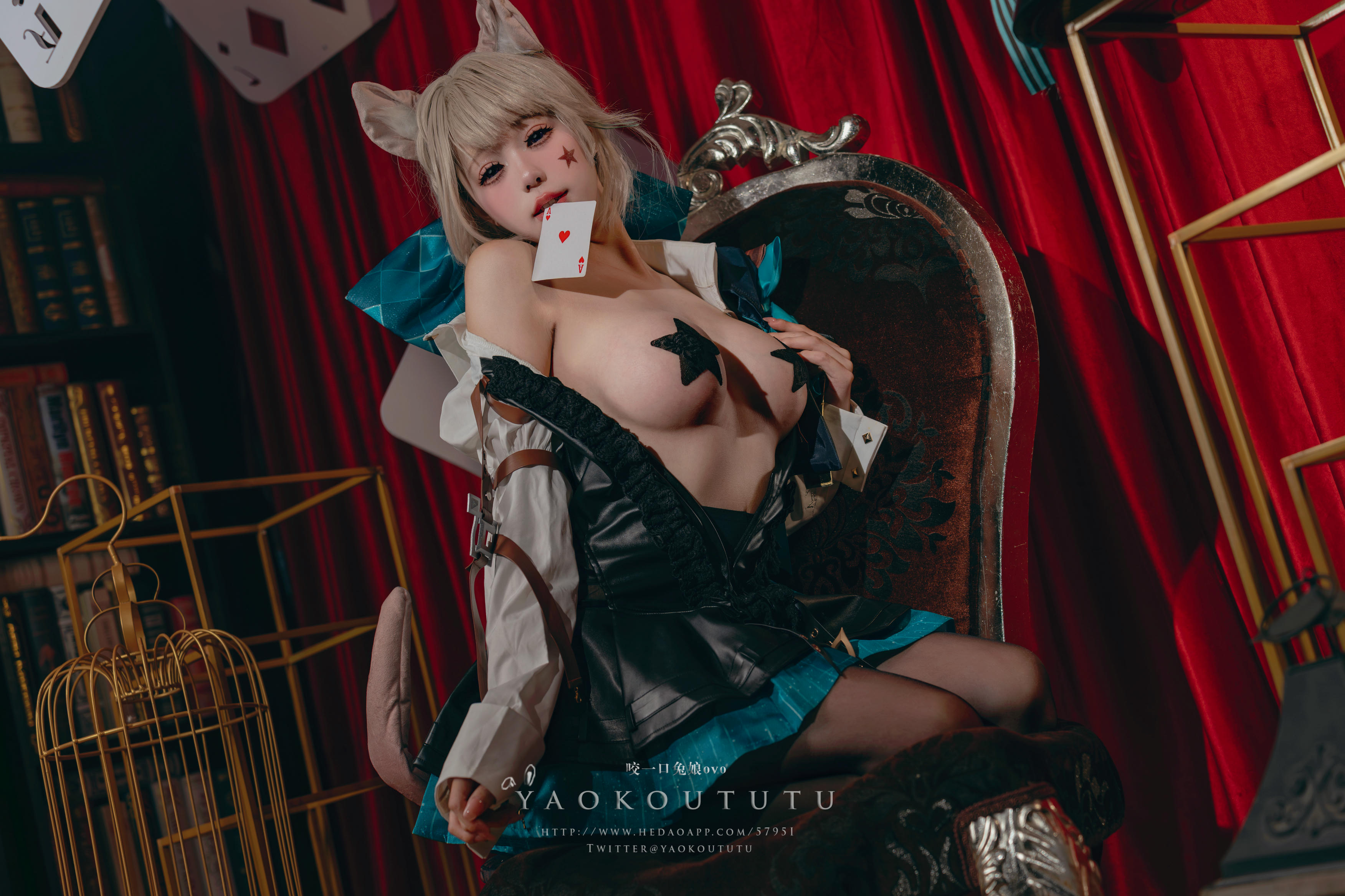 黏黏团子兔 NO.099 咬一口兔娘ovo『兔兔班车』No.4琳妮特 [40P1V-625MB]_第1集