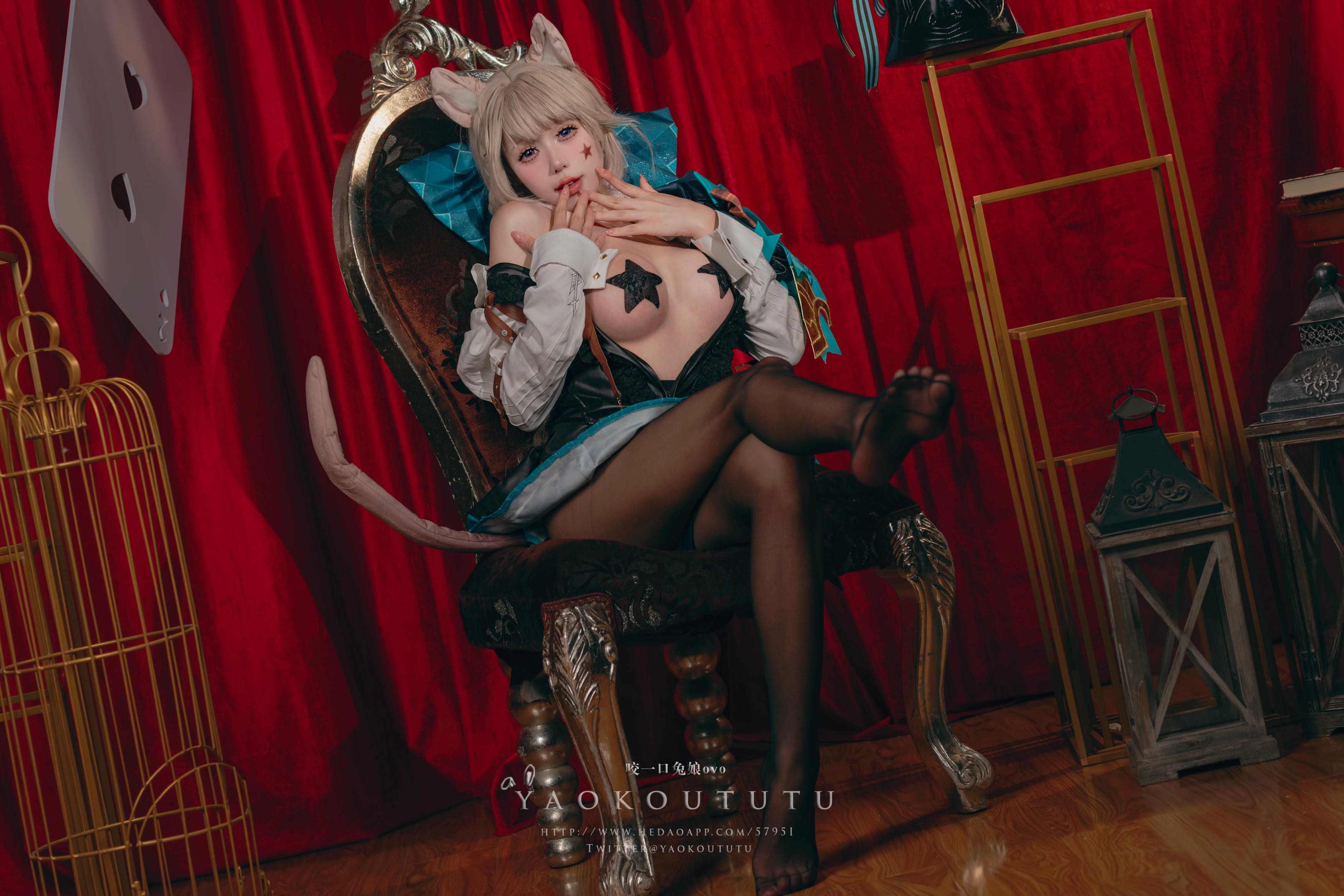 黏黏团子兔 NO.099 咬一口兔娘ovo『兔兔班车』No.4琳妮特 [40P1V-625MB]_第1集