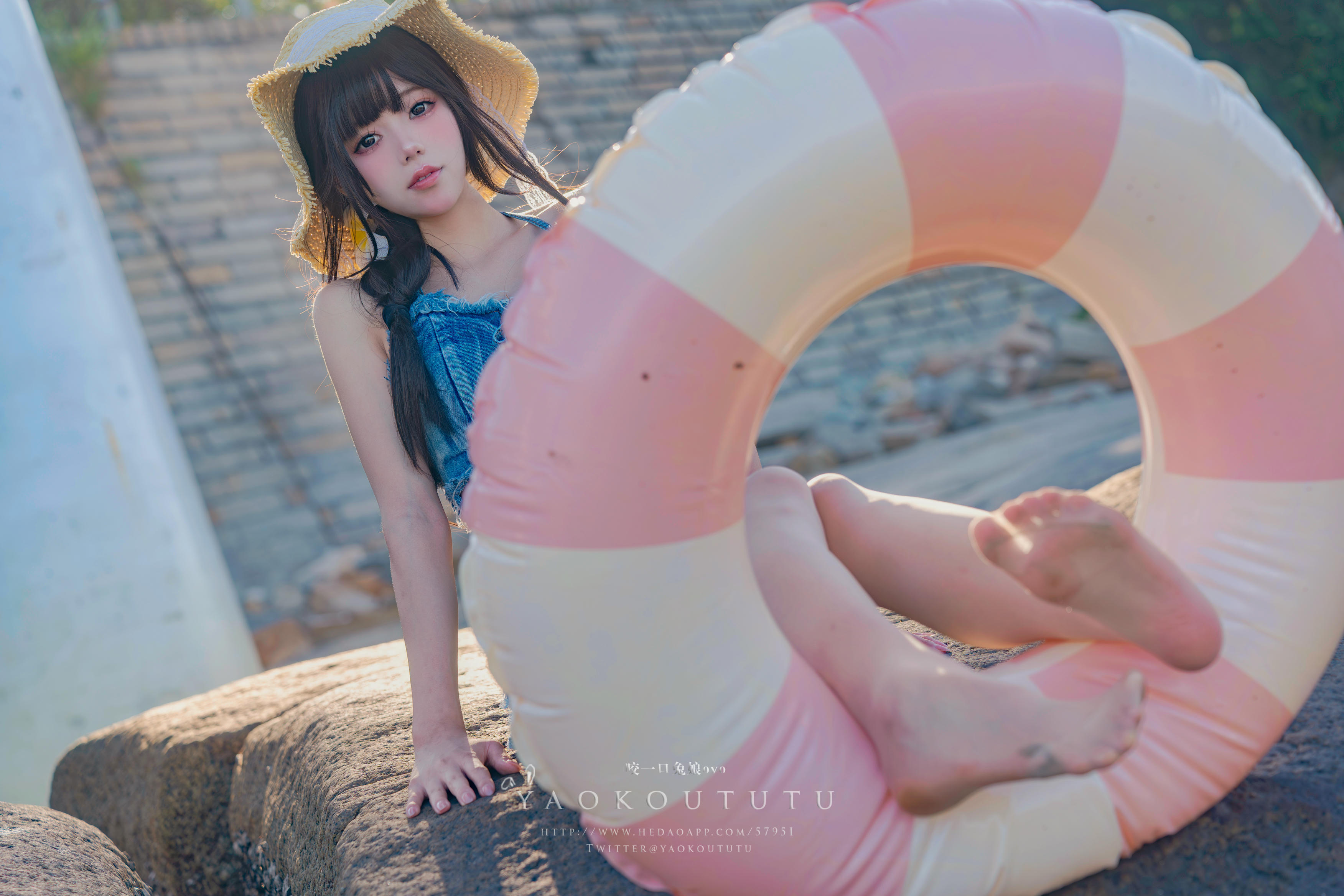 黏黏团子兔 NO.101 咬一口兔娘ovo『海の夏日』Shotgun [83P1V 1.44GB]_第2集