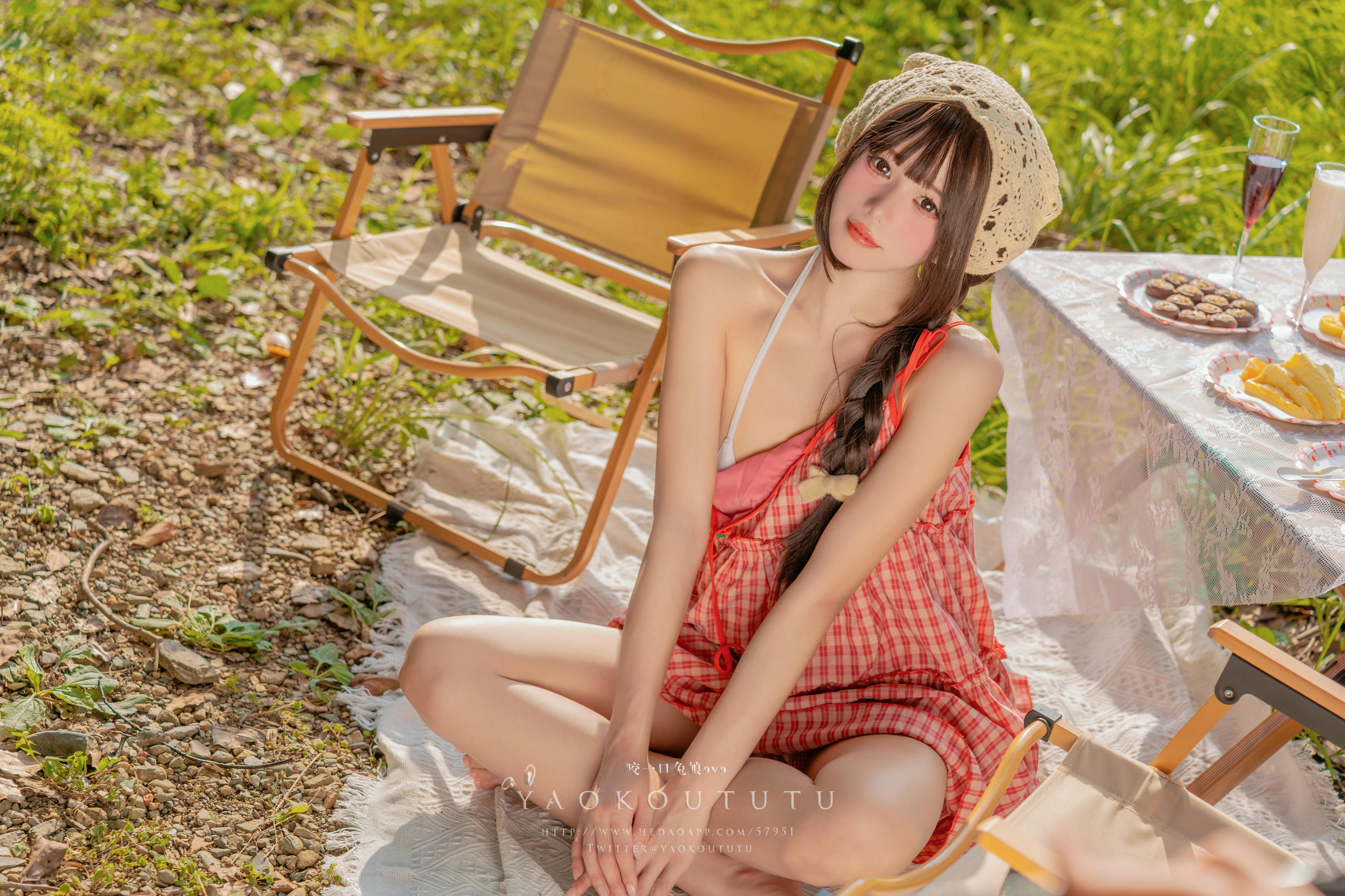 黏黏团子兔 NO.102 咬一口兔娘ovo『绿野茶会』Lovesick girls [69P1V 1.35GB]_第3集