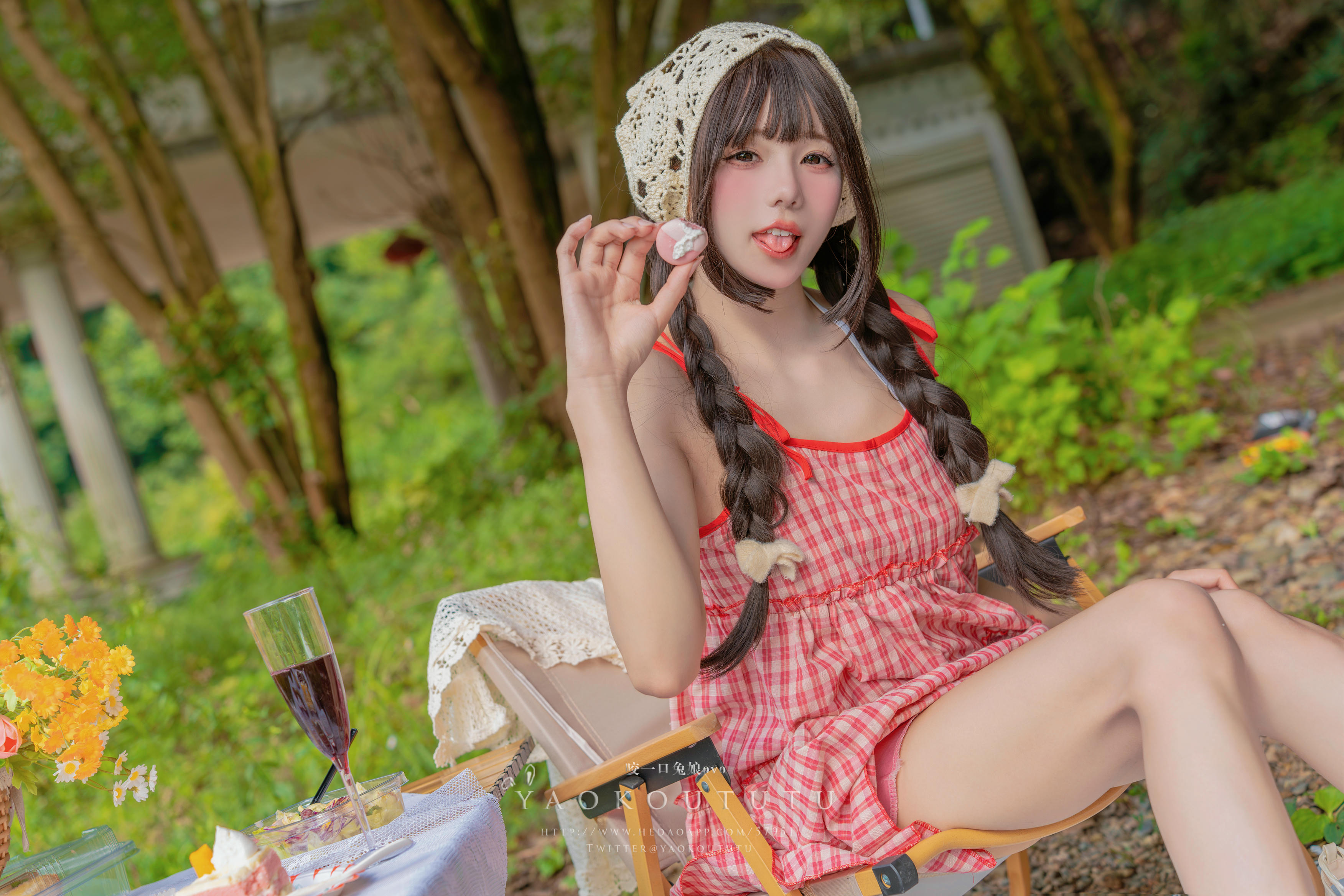 黏黏团子兔 NO.102 咬一口兔娘ovo『绿野茶会』Lovesick girls [69P1V 1.35GB]_第1集