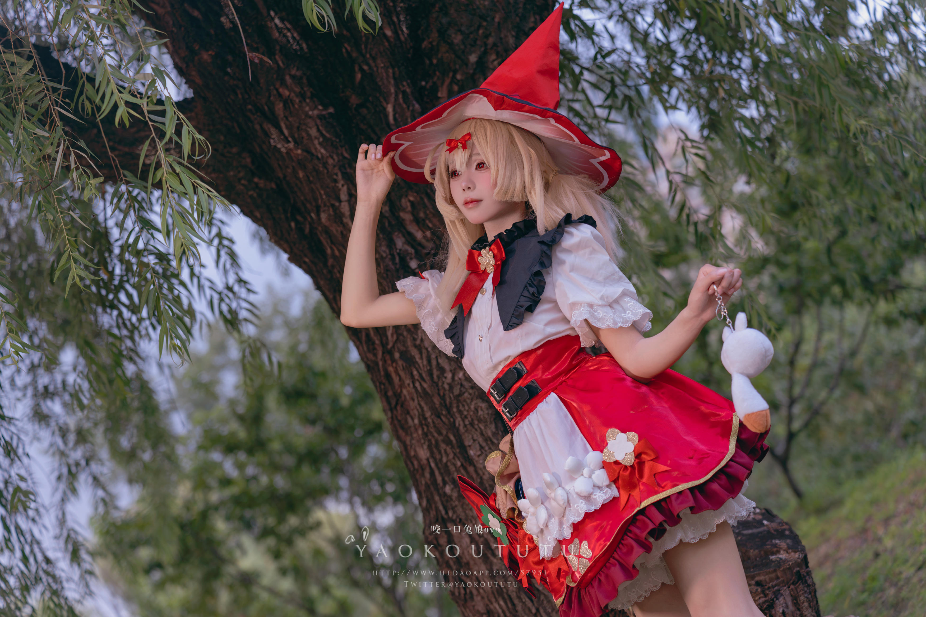 黏黏团子兔 NO.103 咬一口兔娘ovo『琪花星烛·可莉』可莉炸鱼舞 [66P1V 1.38GB]_第1集