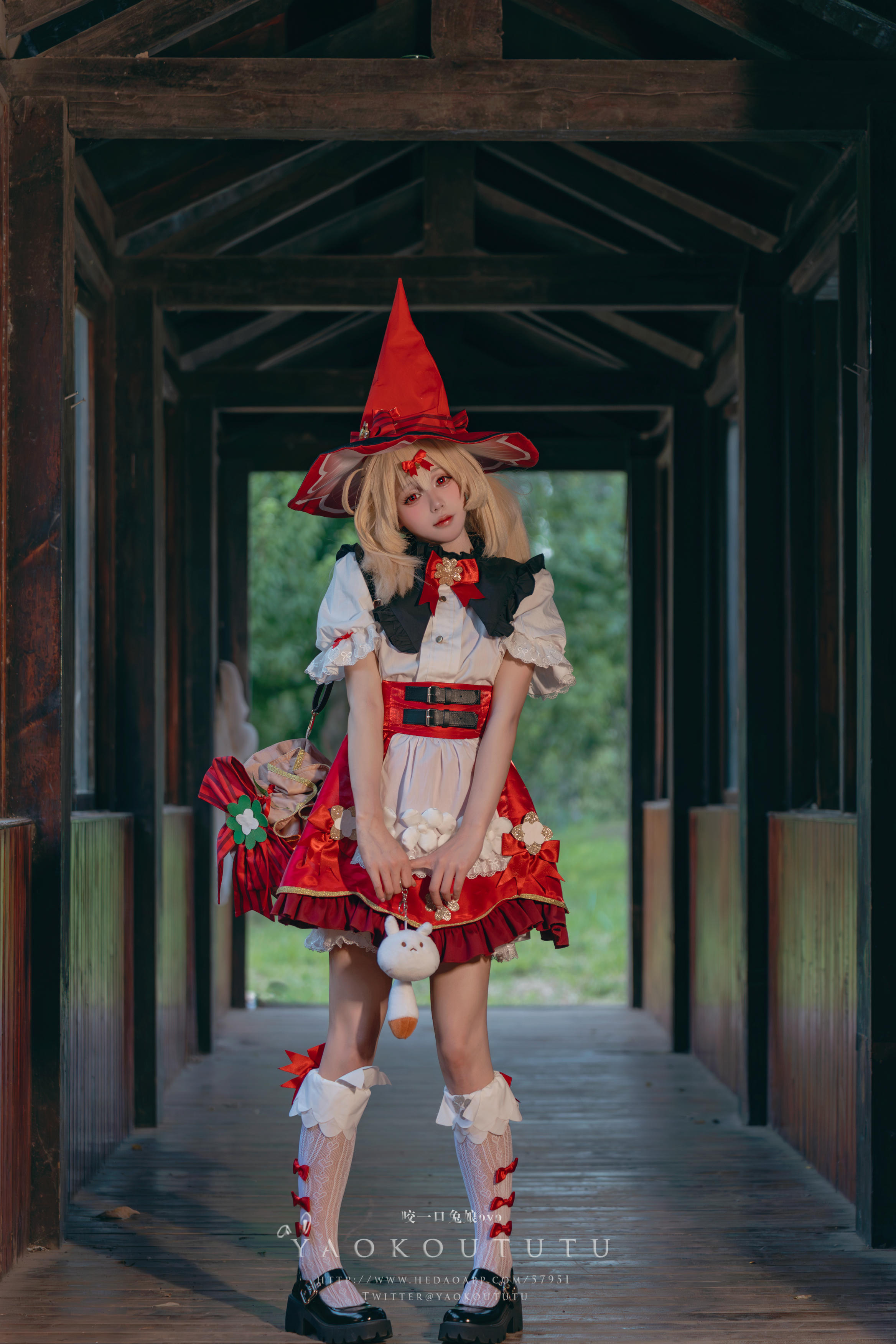 黏黏团子兔 NO.103 咬一口兔娘ovo『琪花星烛·可莉』可莉炸鱼舞 [66P1V 1.38GB]_第1集