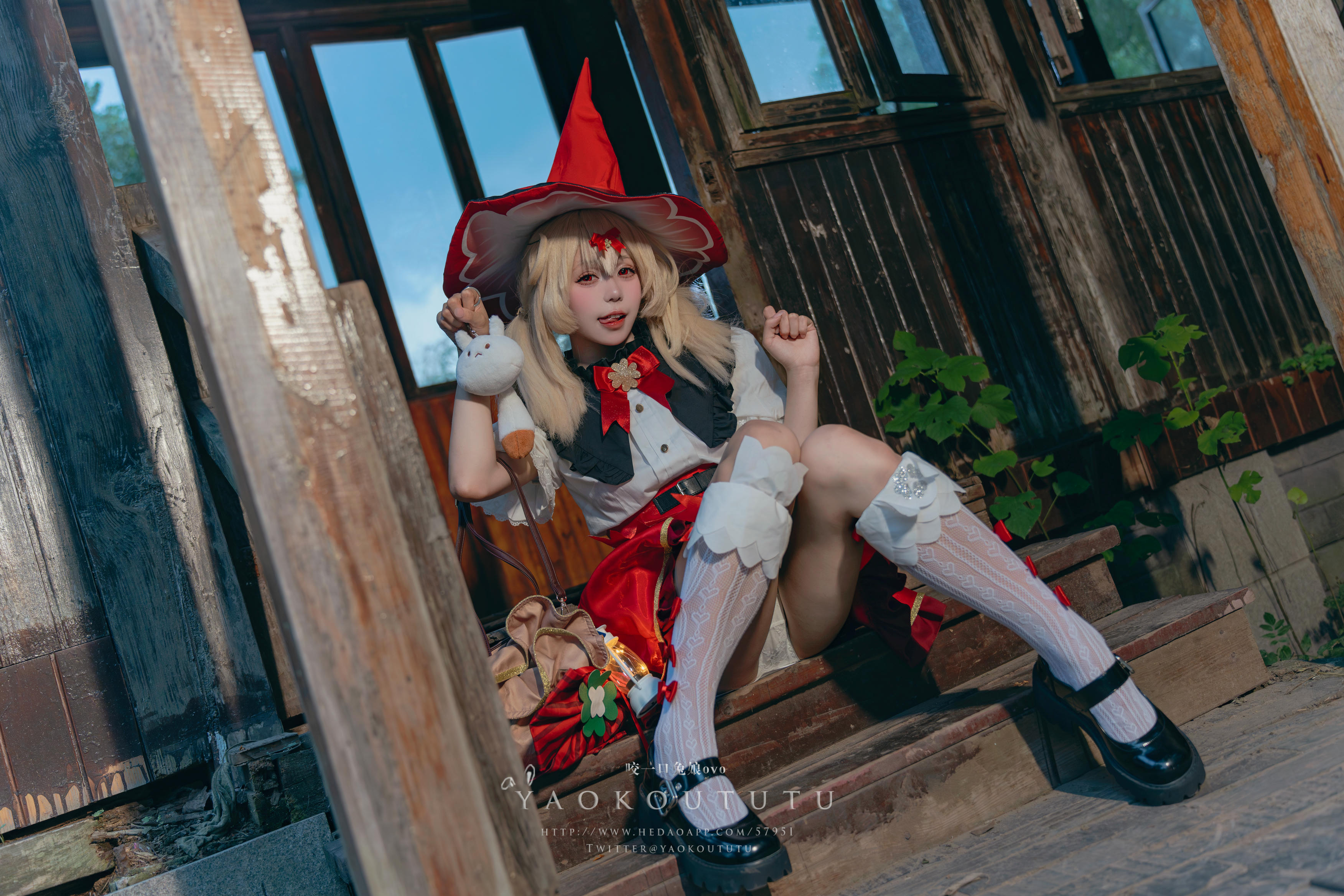 黏黏团子兔 NO.103 咬一口兔娘ovo『琪花星烛·可莉』可莉炸鱼舞 [66P1V 1.38GB]_第2集