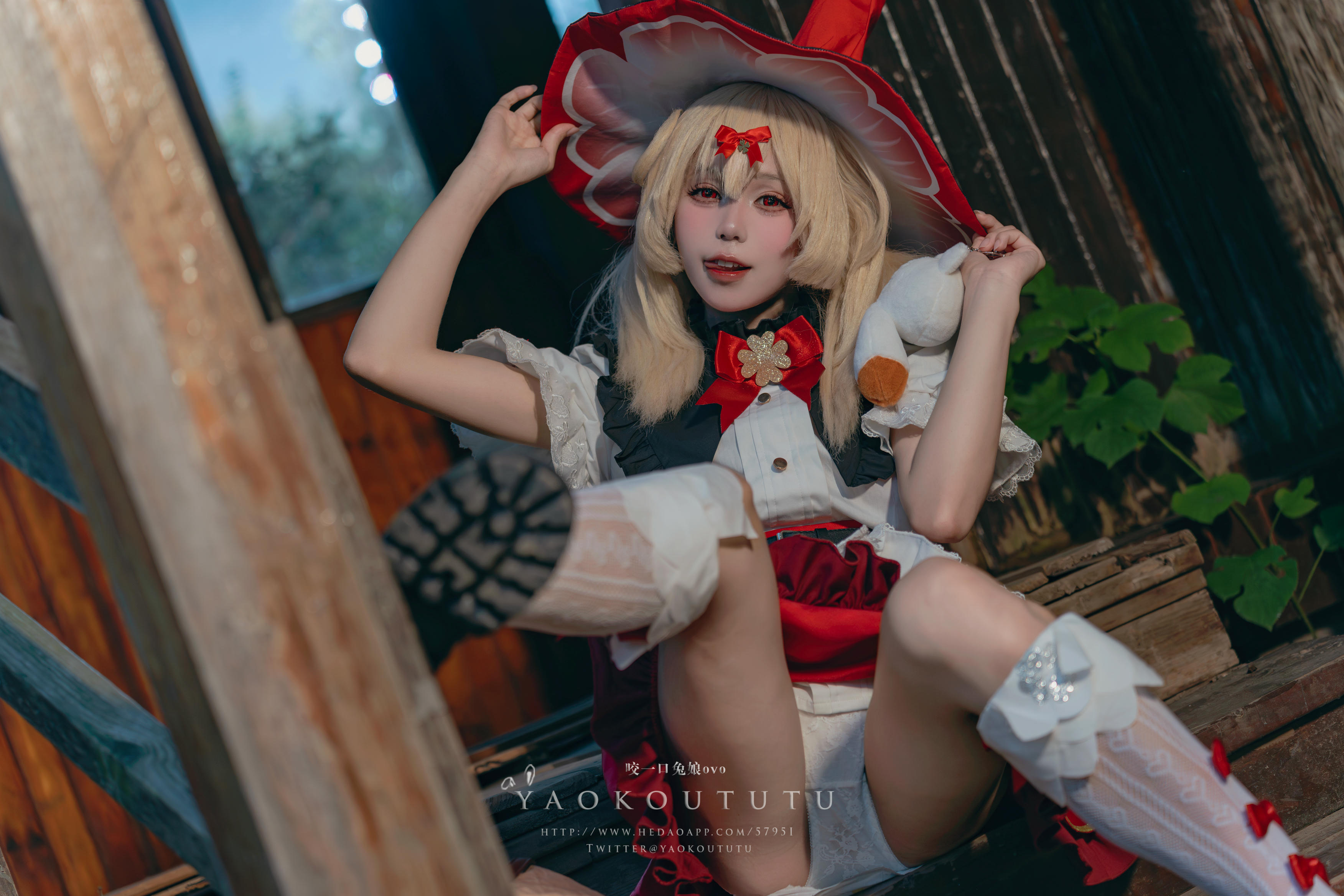 黏黏团子兔 NO.103 咬一口兔娘ovo『琪花星烛·可莉』可莉炸鱼舞 [66P1V 1.38GB]_第2集