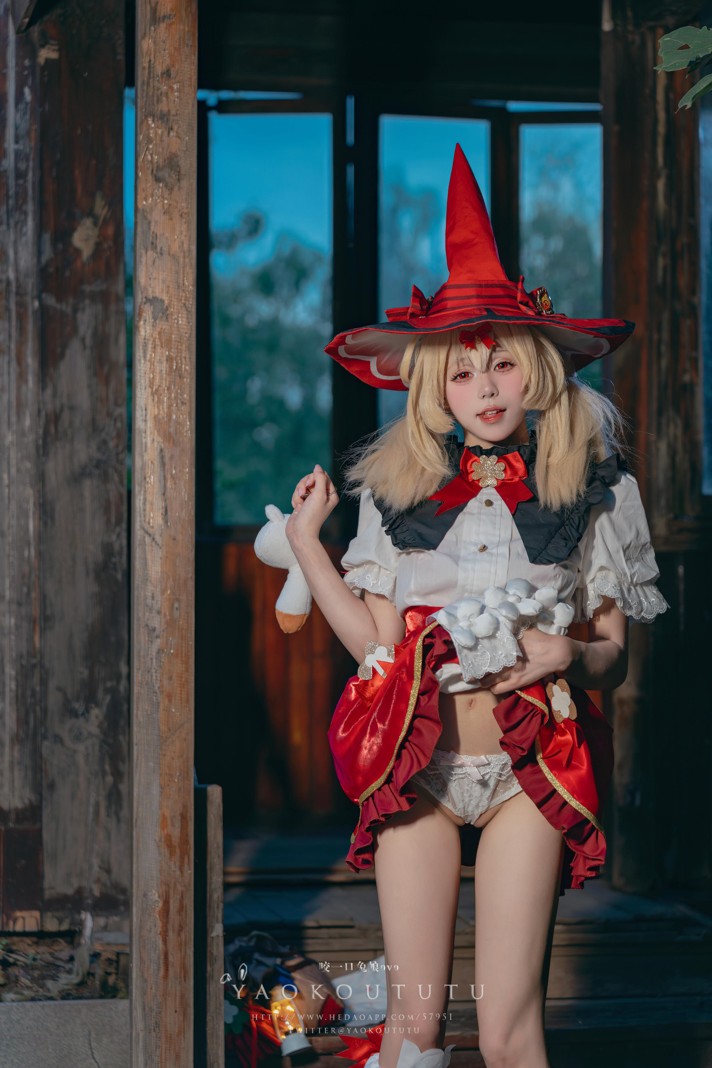 黏黏团子兔 NO.103 咬一口兔娘ovo『琪花星烛·可莉』可莉炸鱼舞 [66P1V 1.38GB]_第2集