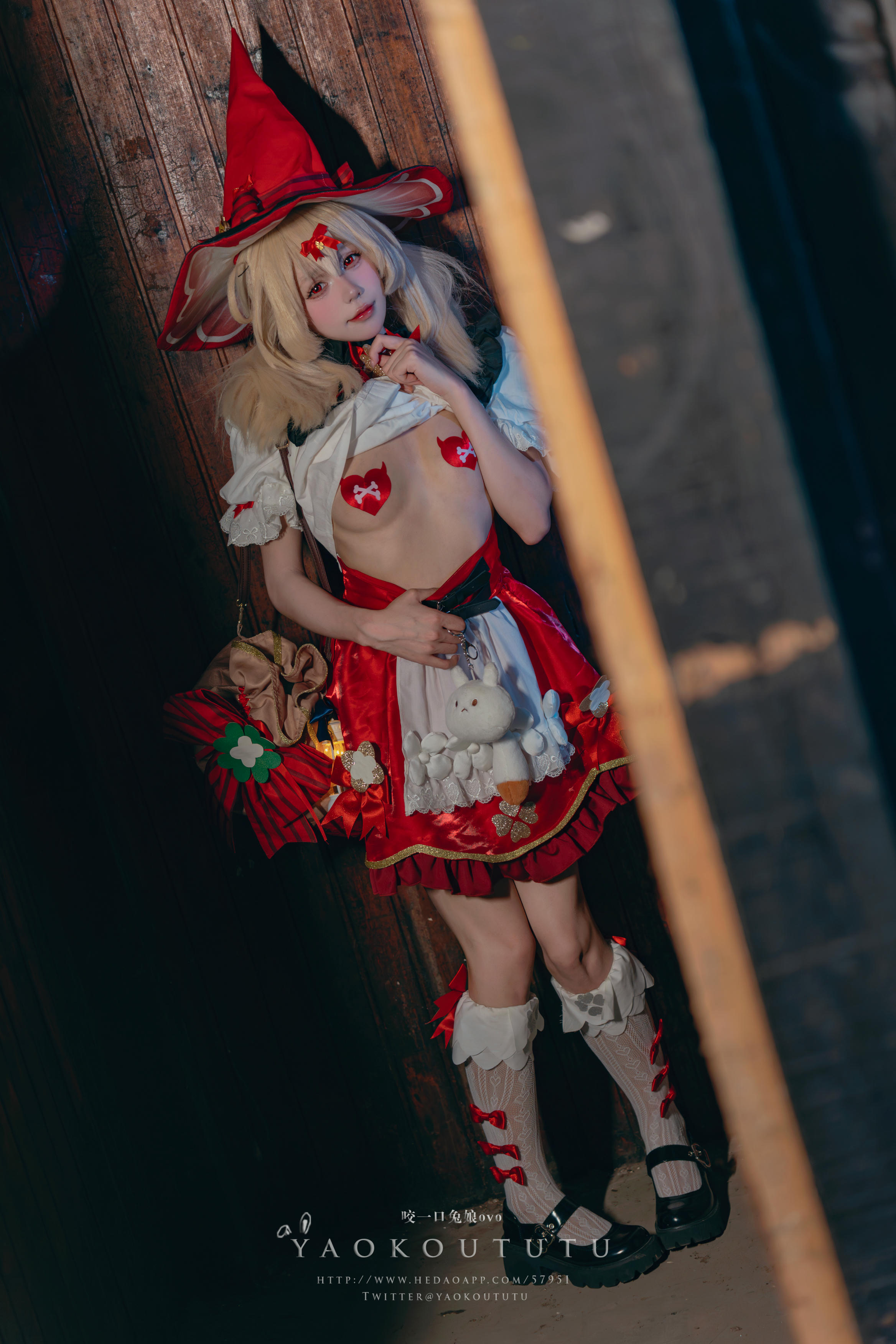 黏黏团子兔 NO.103 咬一口兔娘ovo『琪花星烛·可莉』可莉炸鱼舞 [66P1V 1.38GB]_第2集