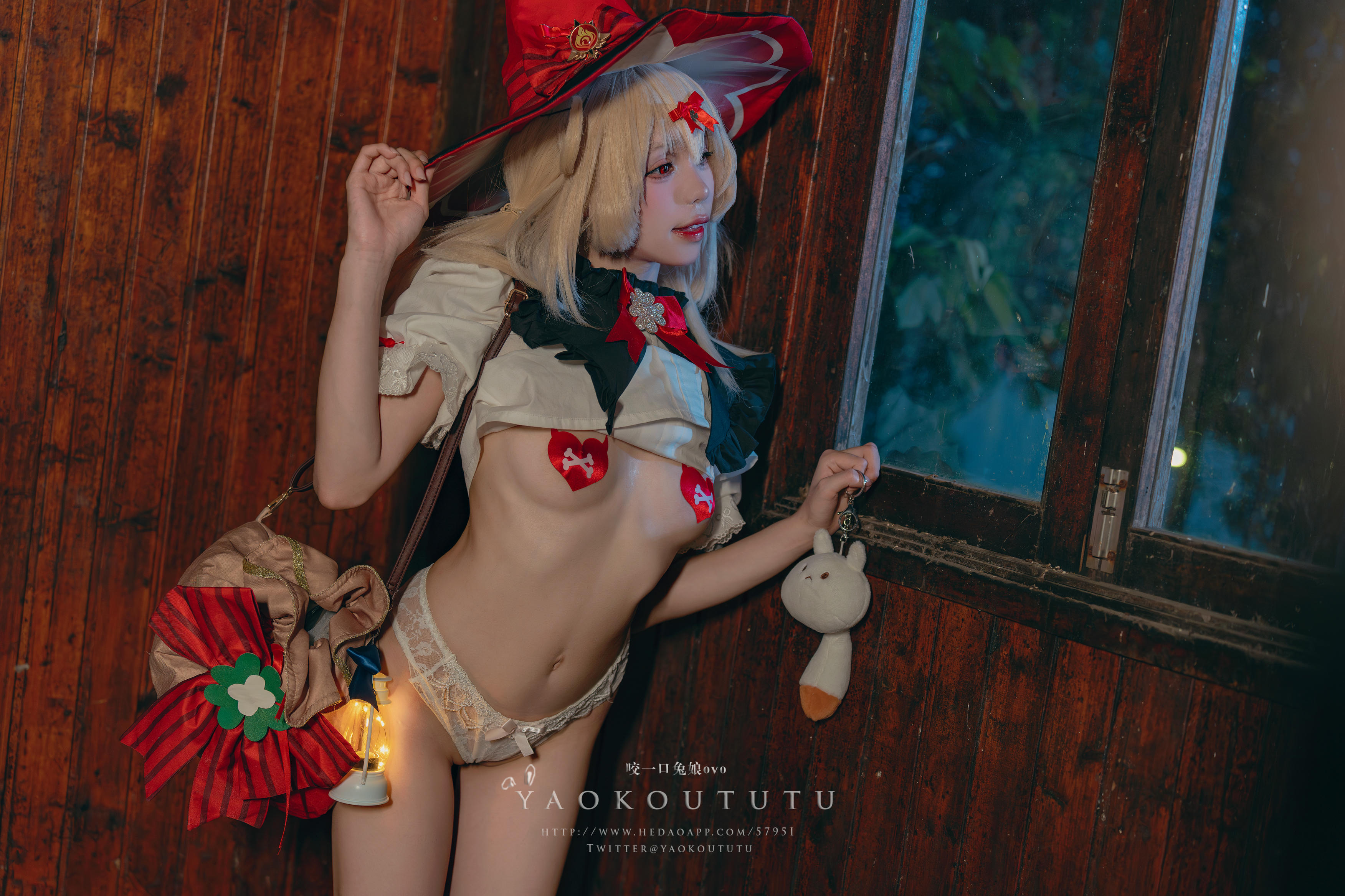 黏黏团子兔 NO.103 咬一口兔娘ovo『琪花星烛·可莉』可莉炸鱼舞 [66P1V 1.38GB]_第3集