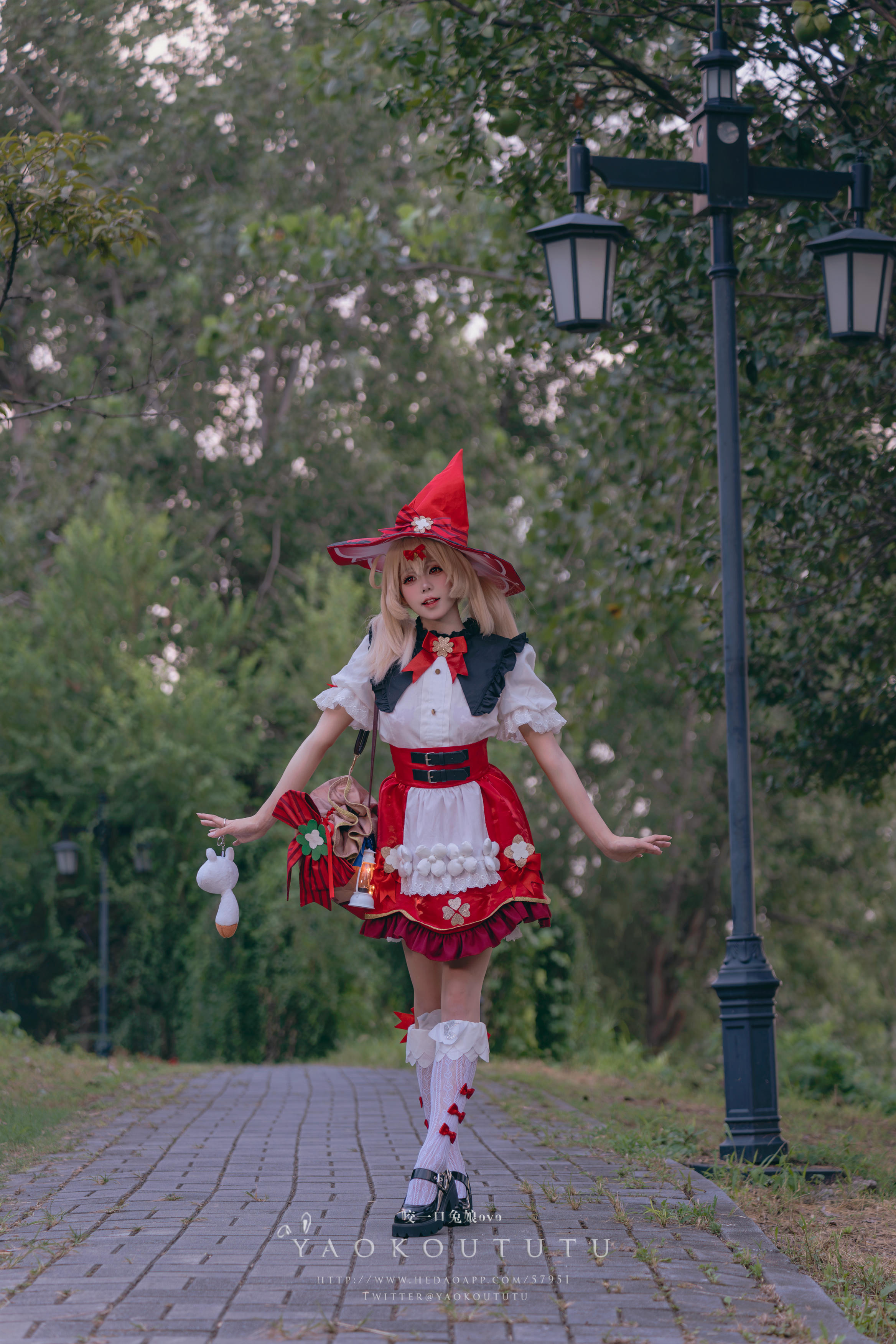 黏黏团子兔 NO.103 咬一口兔娘ovo『琪花星烛·可莉』可莉炸鱼舞 [66P1V 1.38GB]_第1集